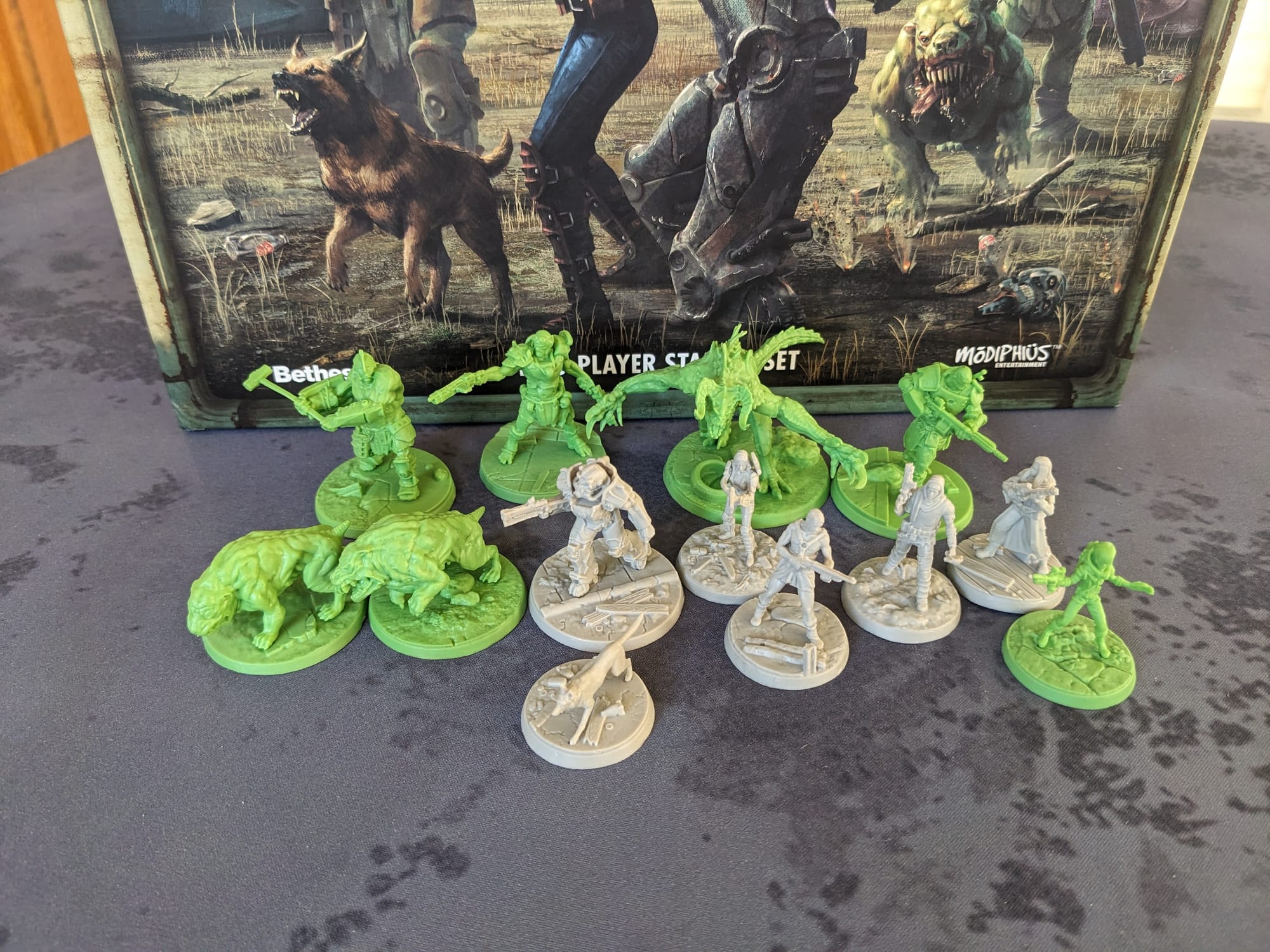 Fallout: Wasteland Warfare Starter Set Miniatures