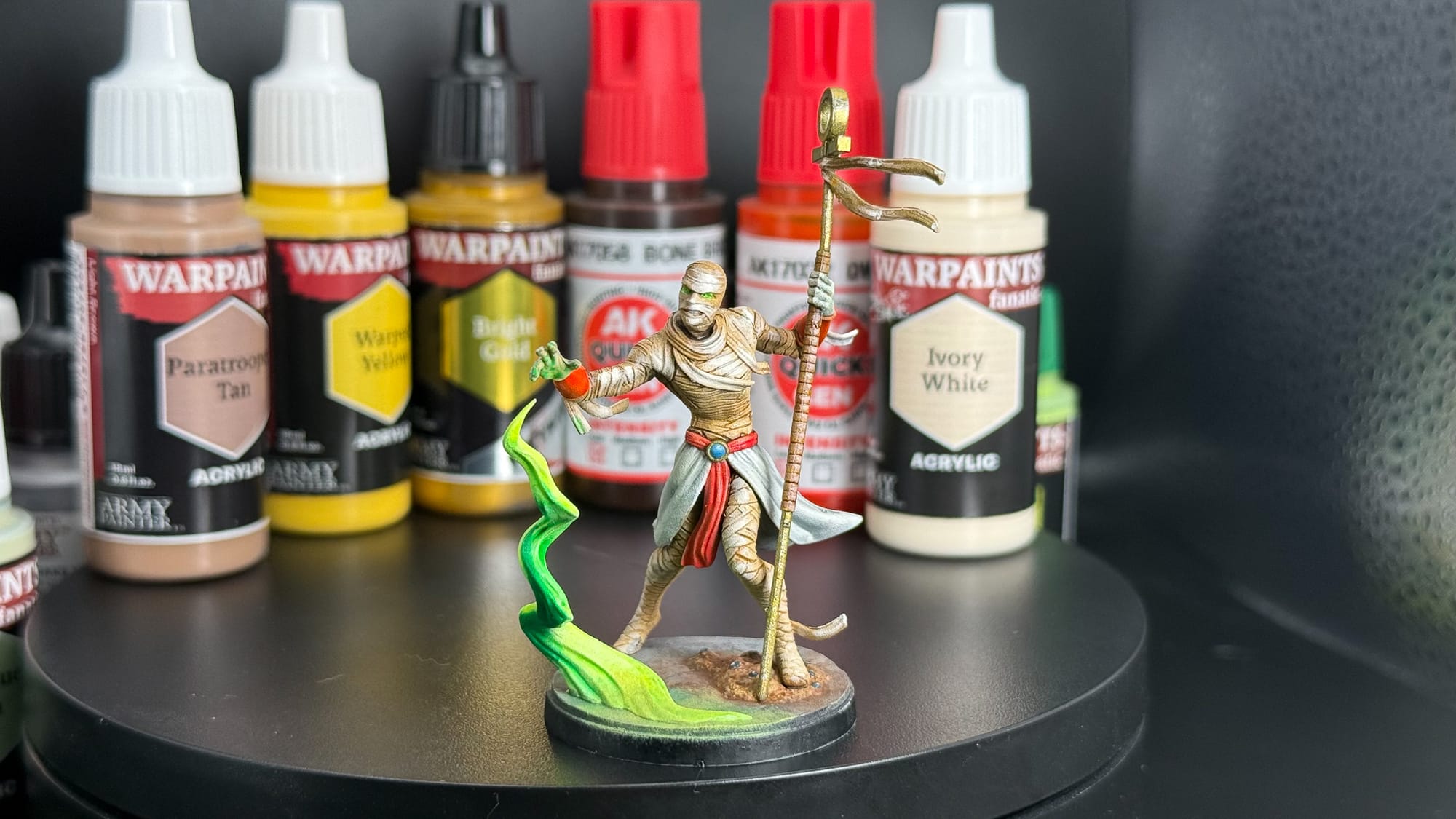 A photo of the Living Mummy from Marvel Crisis Protocol