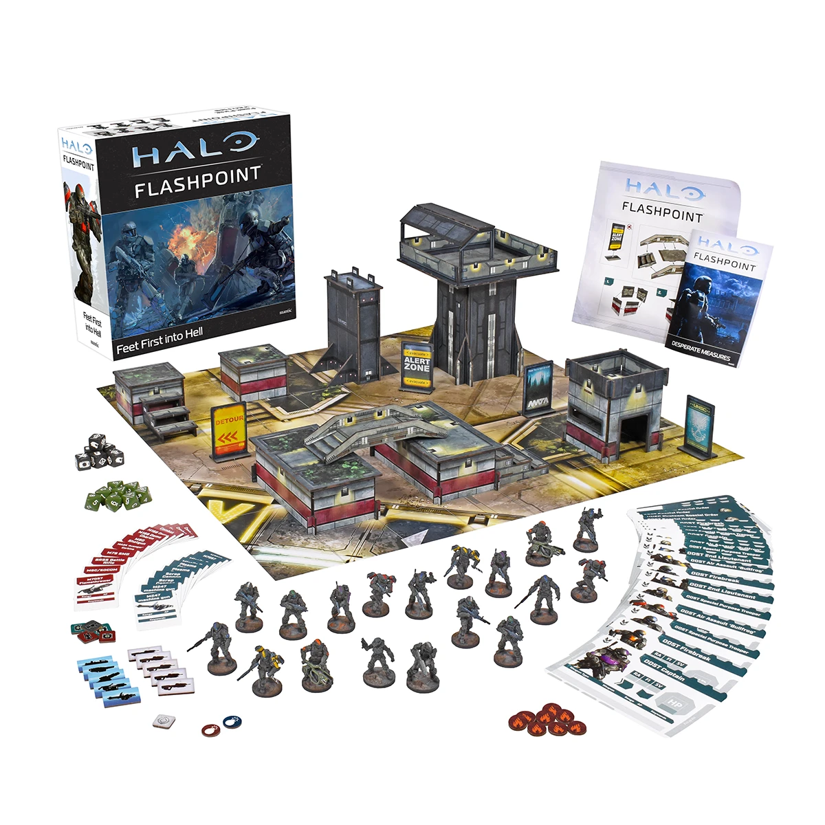Halo Flashpoint Feet First into Hell ODST Mantic Games Box Content