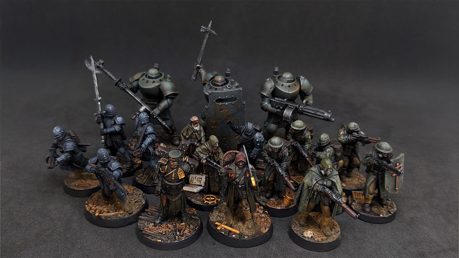 GamingTrend Learn to Paint Trench Crusade New Antioch Warband Painted