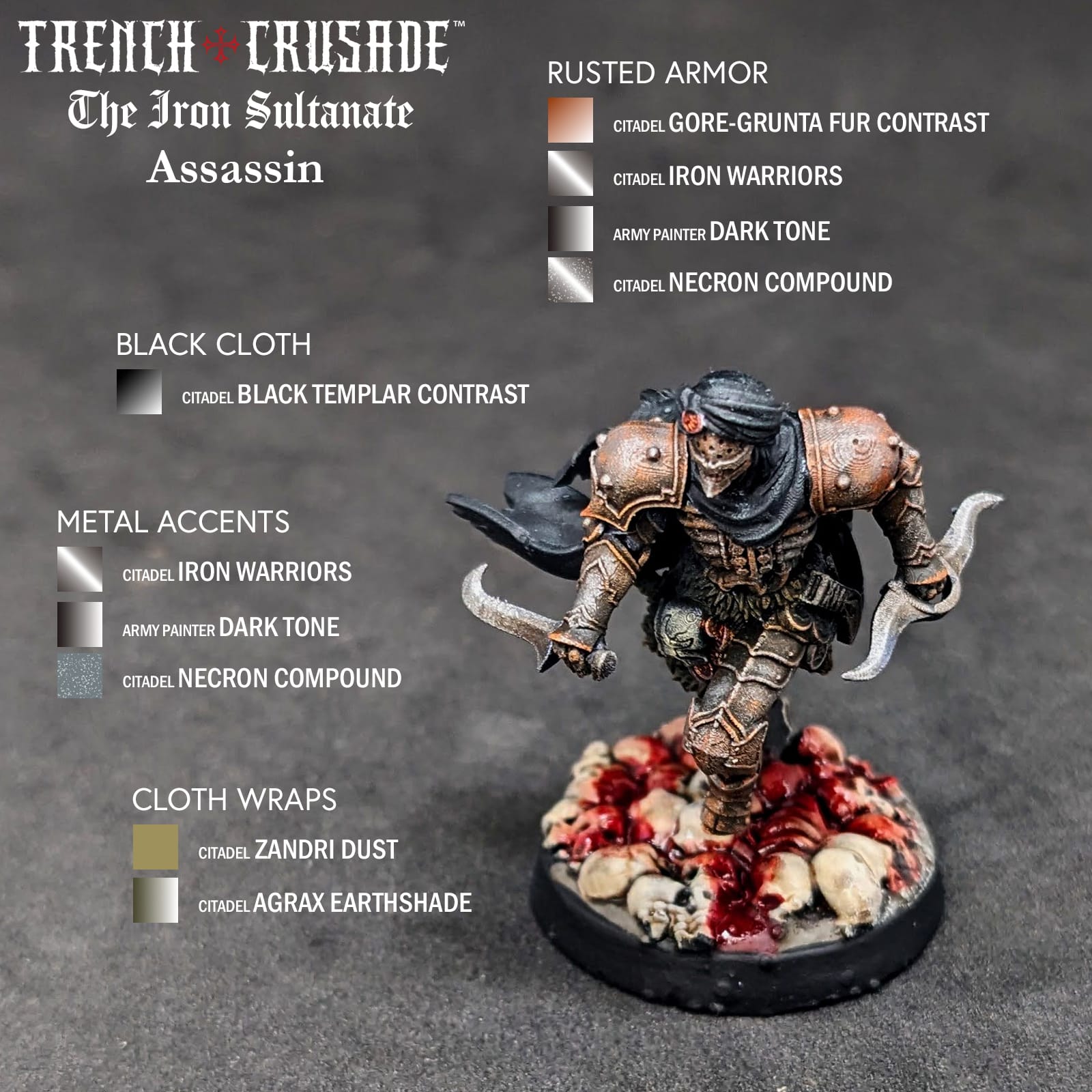 GamingTrend Learn to Paint Trench Crusade Iron Sultanate Assassin