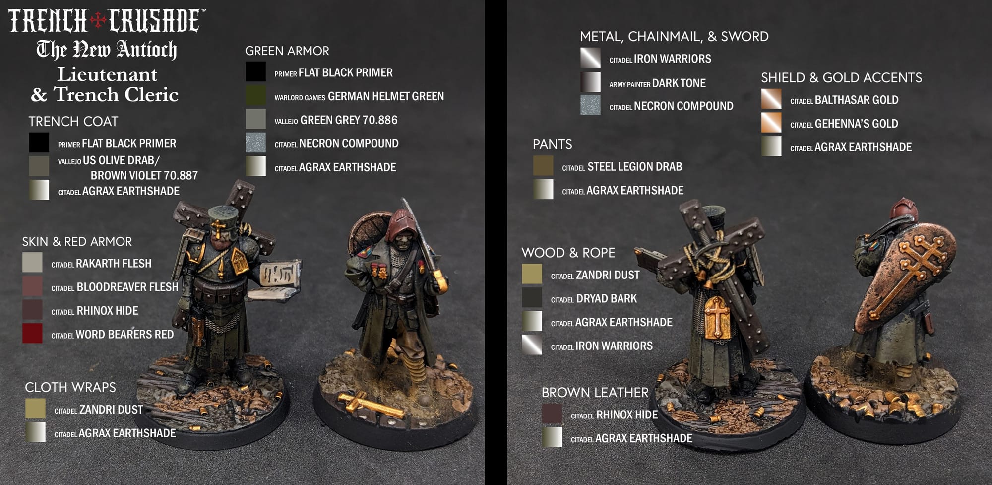 GamingTrend Learn to Paint Trench Crusade New Antioch Lieutenant Trench Cleric