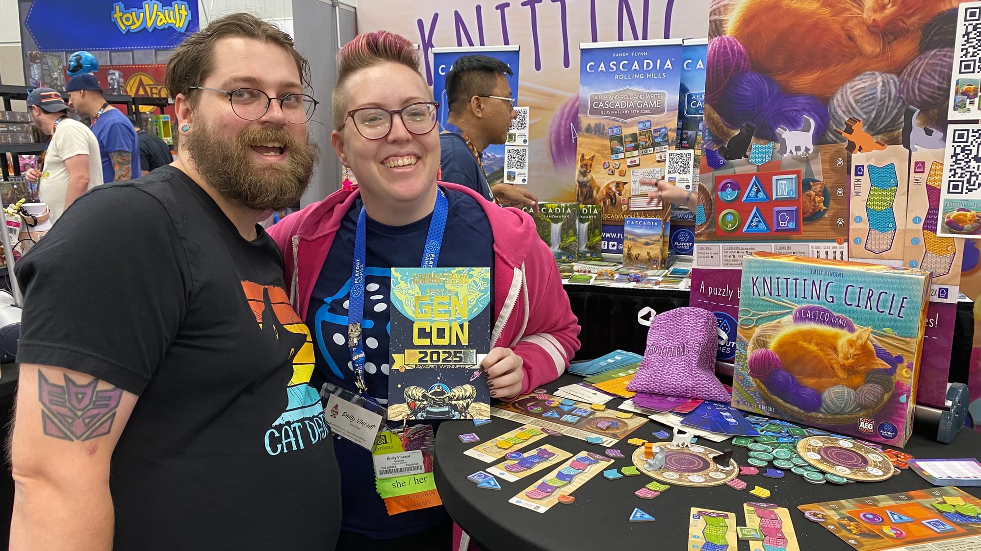 Knitting Circle designer Emily Vincent