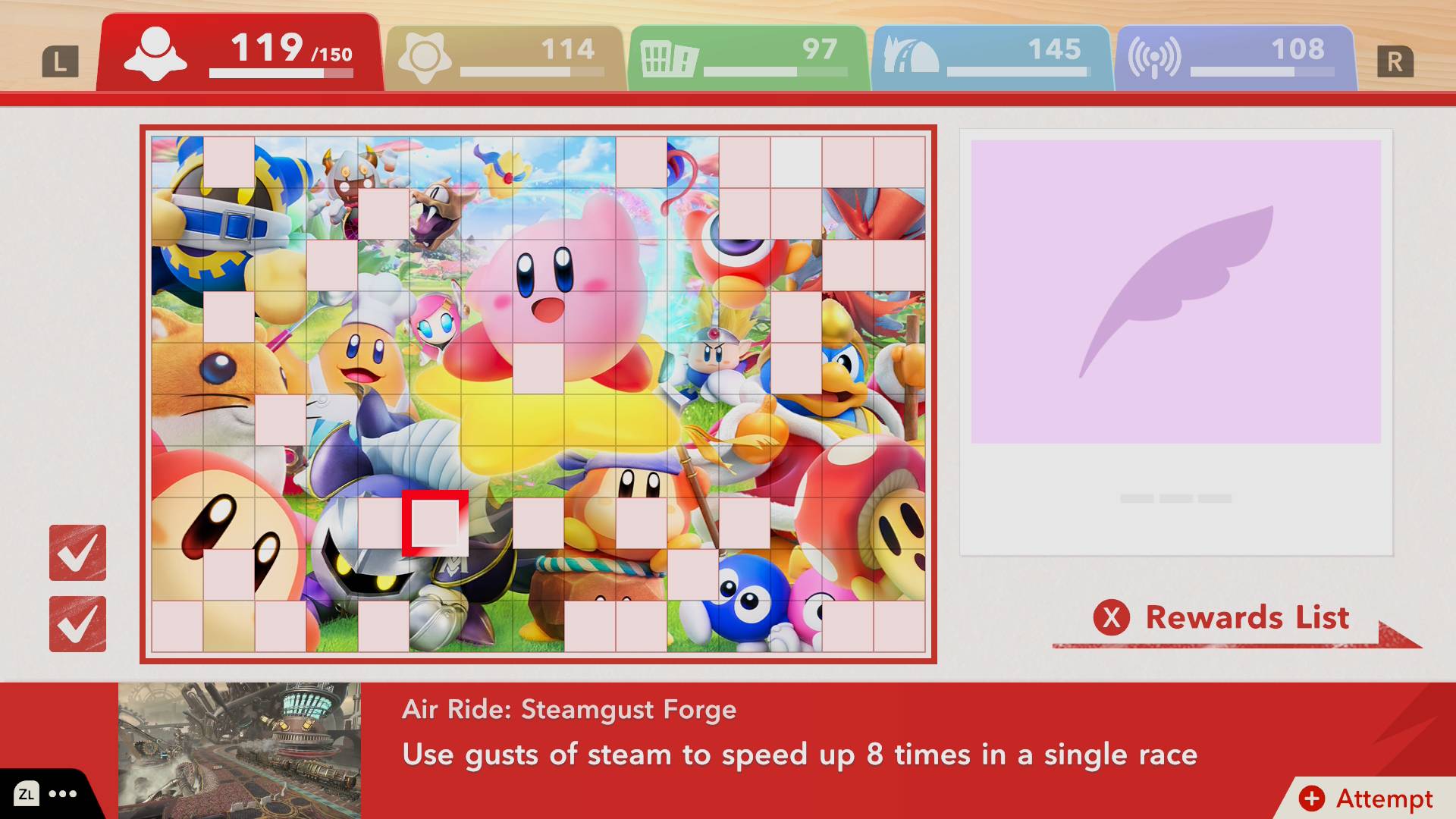 kirby air riders screenshot