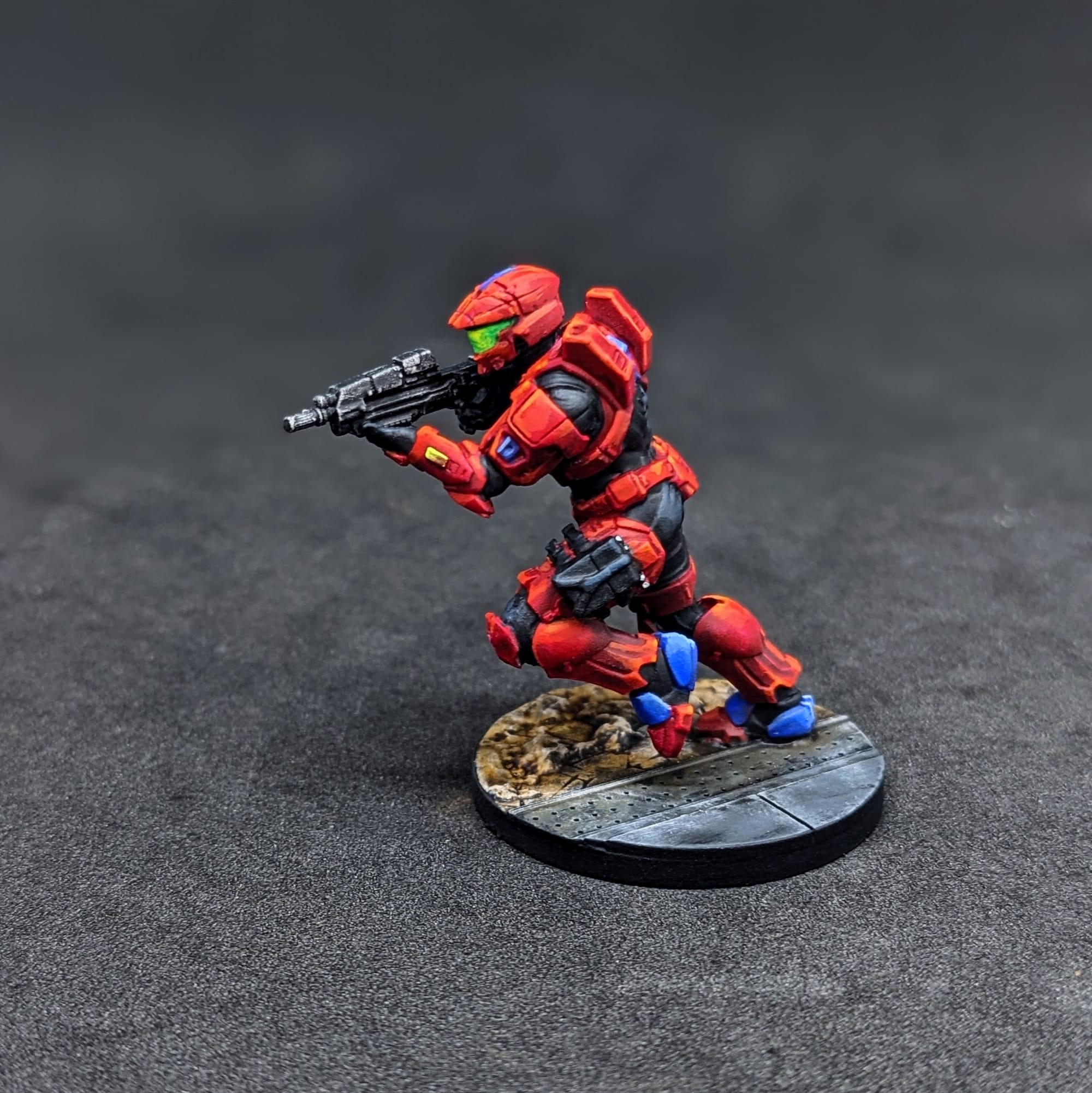 Halo Flashpoint Spartan painted using Golden Acrylics SoFlat paint