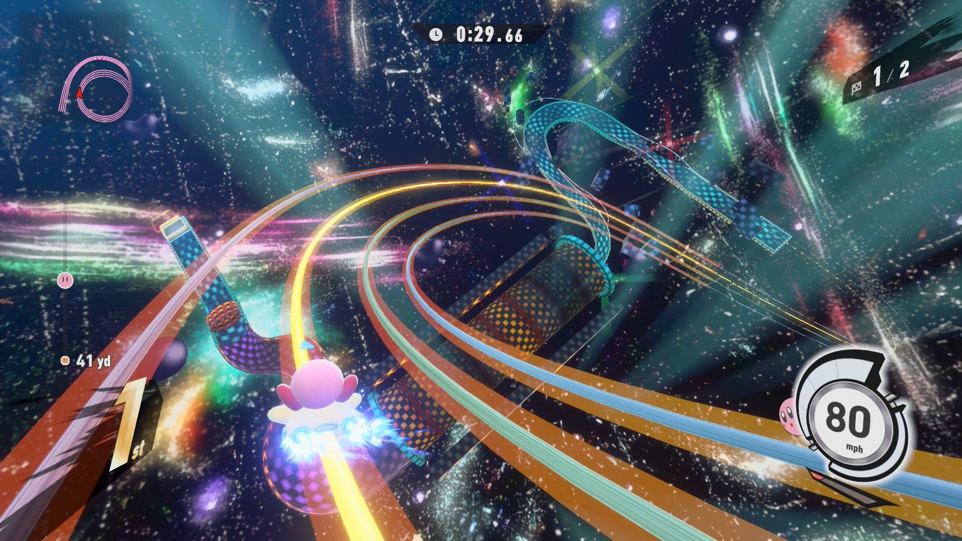 kirby air riders screenshot city trial