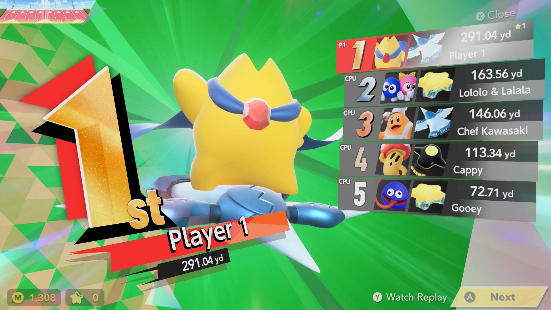 kirby air riders screenshot