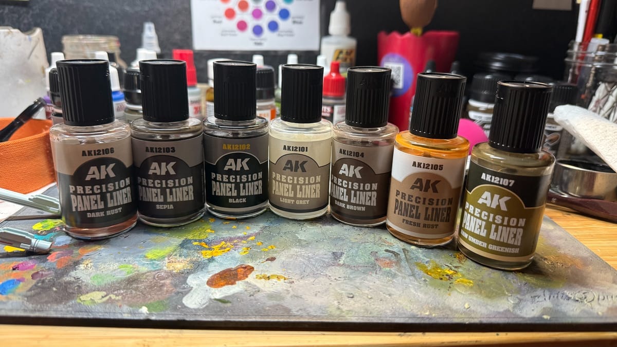 A photo of AK Interactive Precision Panel Liners