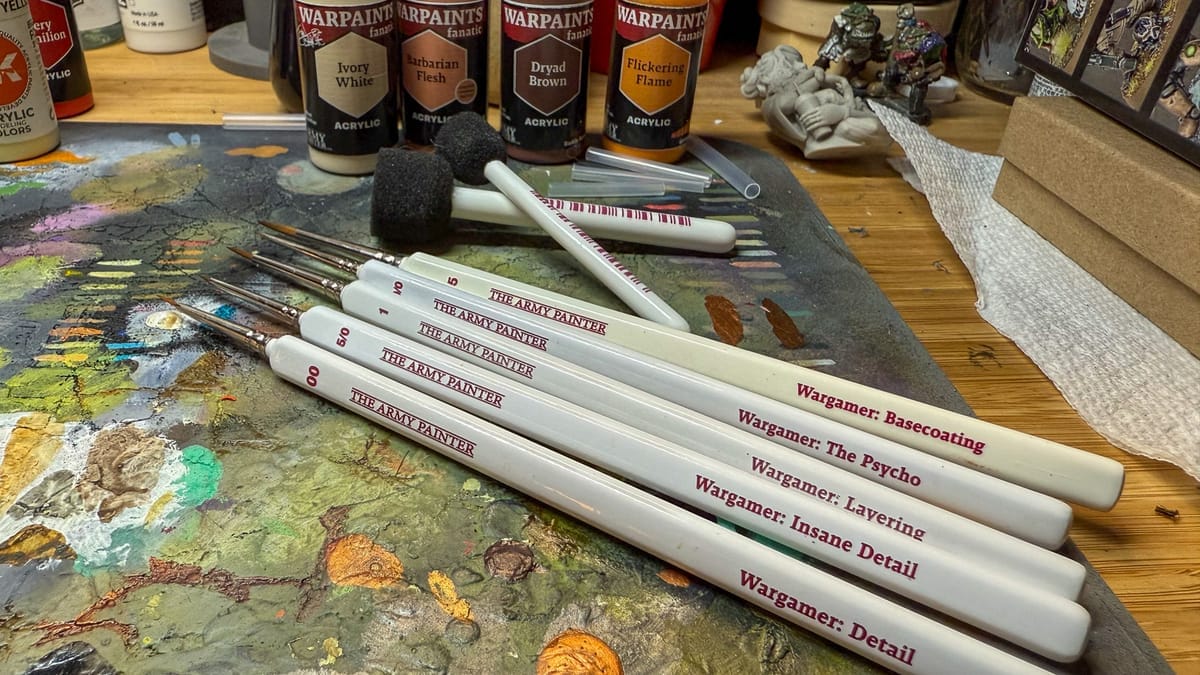 A photo of Army Painter Bionic Bristle Brushes