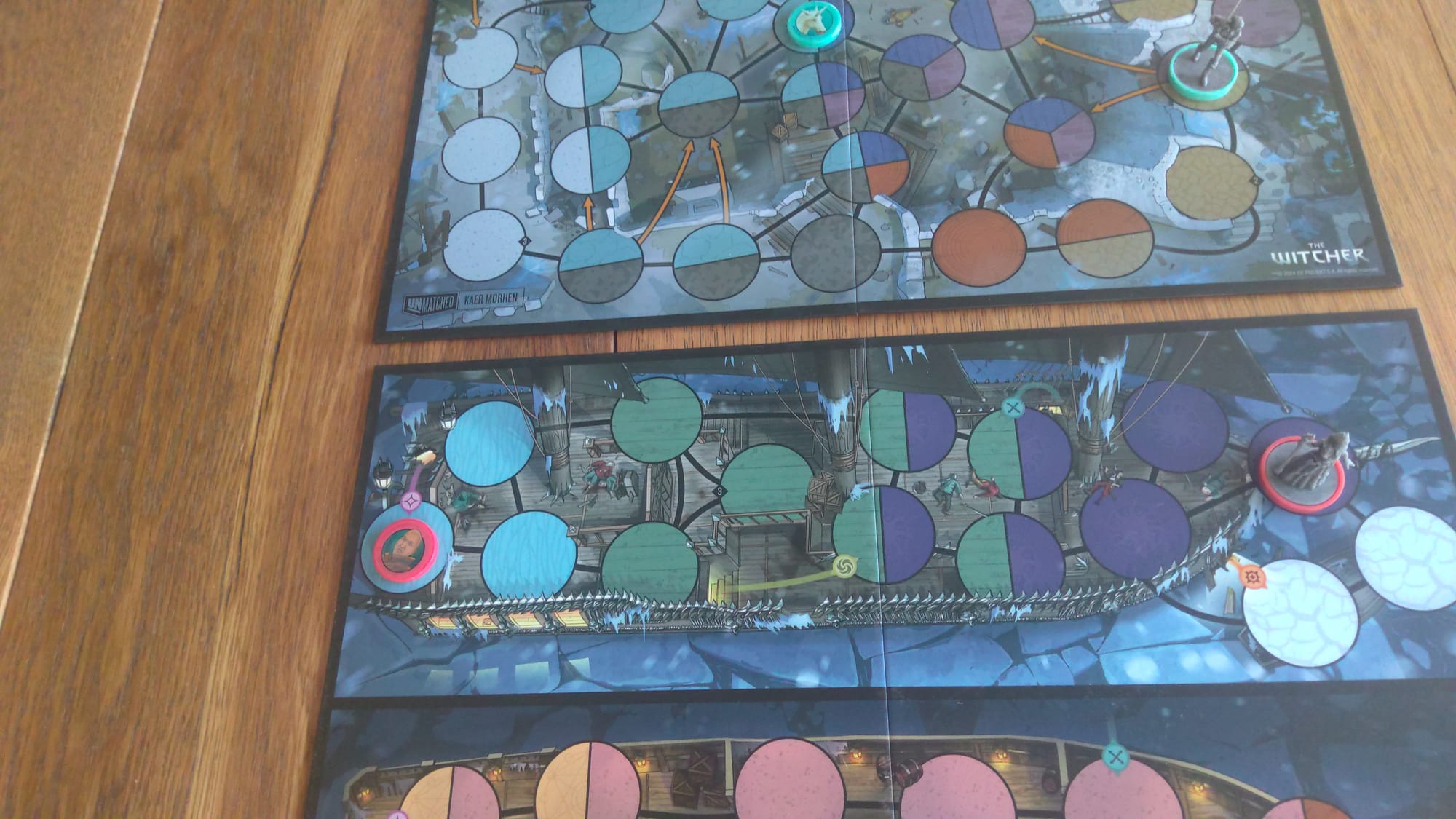 The maps with special bits, Ciri's on Kaer Morhen and Philippa''''s hanging out on the Naglfar