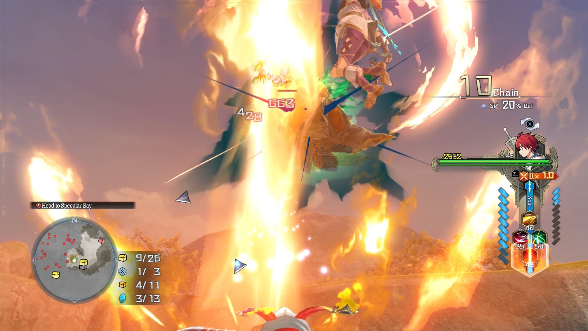 Combat is fast and flashy