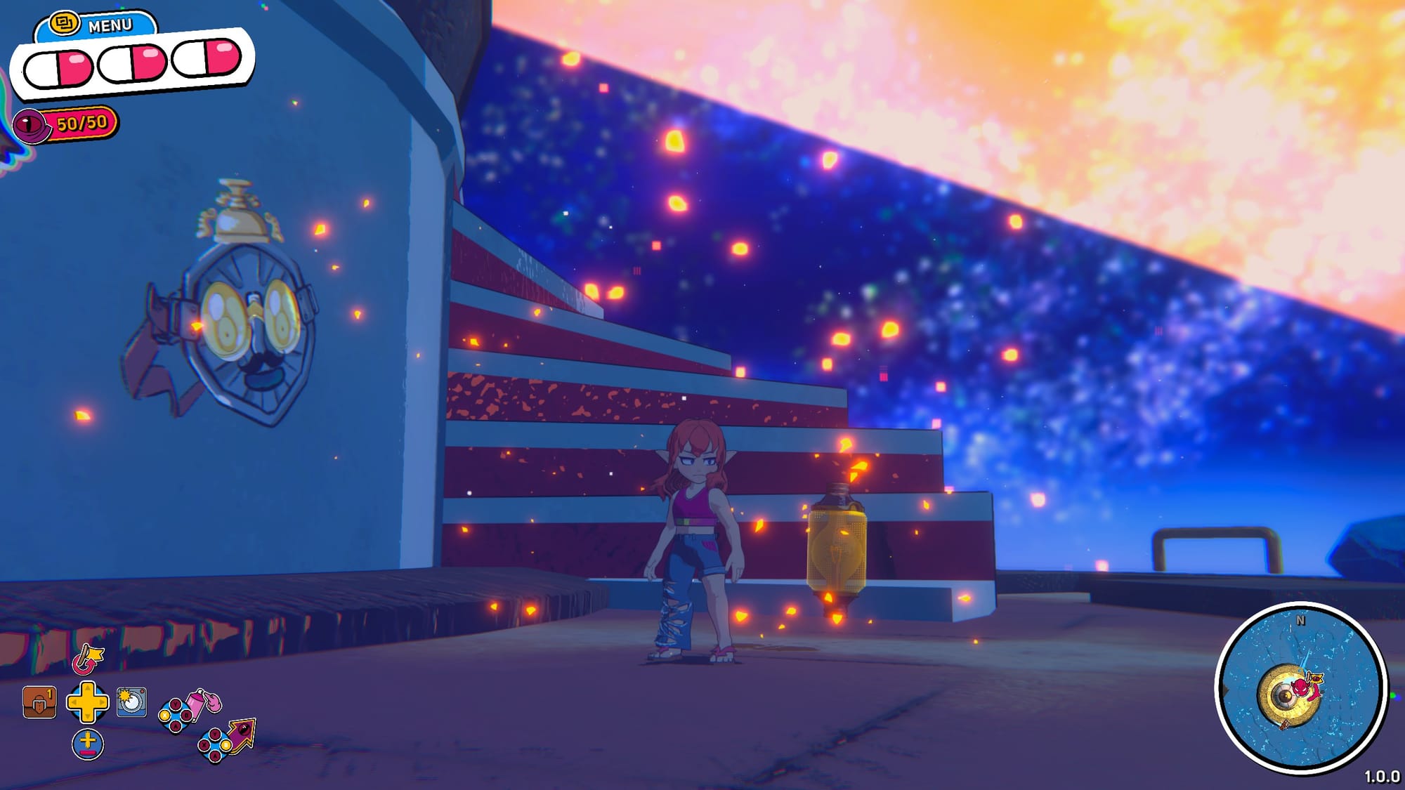 Beebz at the lighthouse.