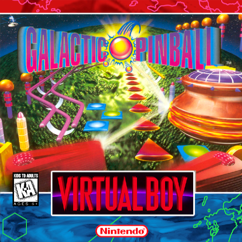 Galactic Pinball Virtual Boy Nintendo Classics