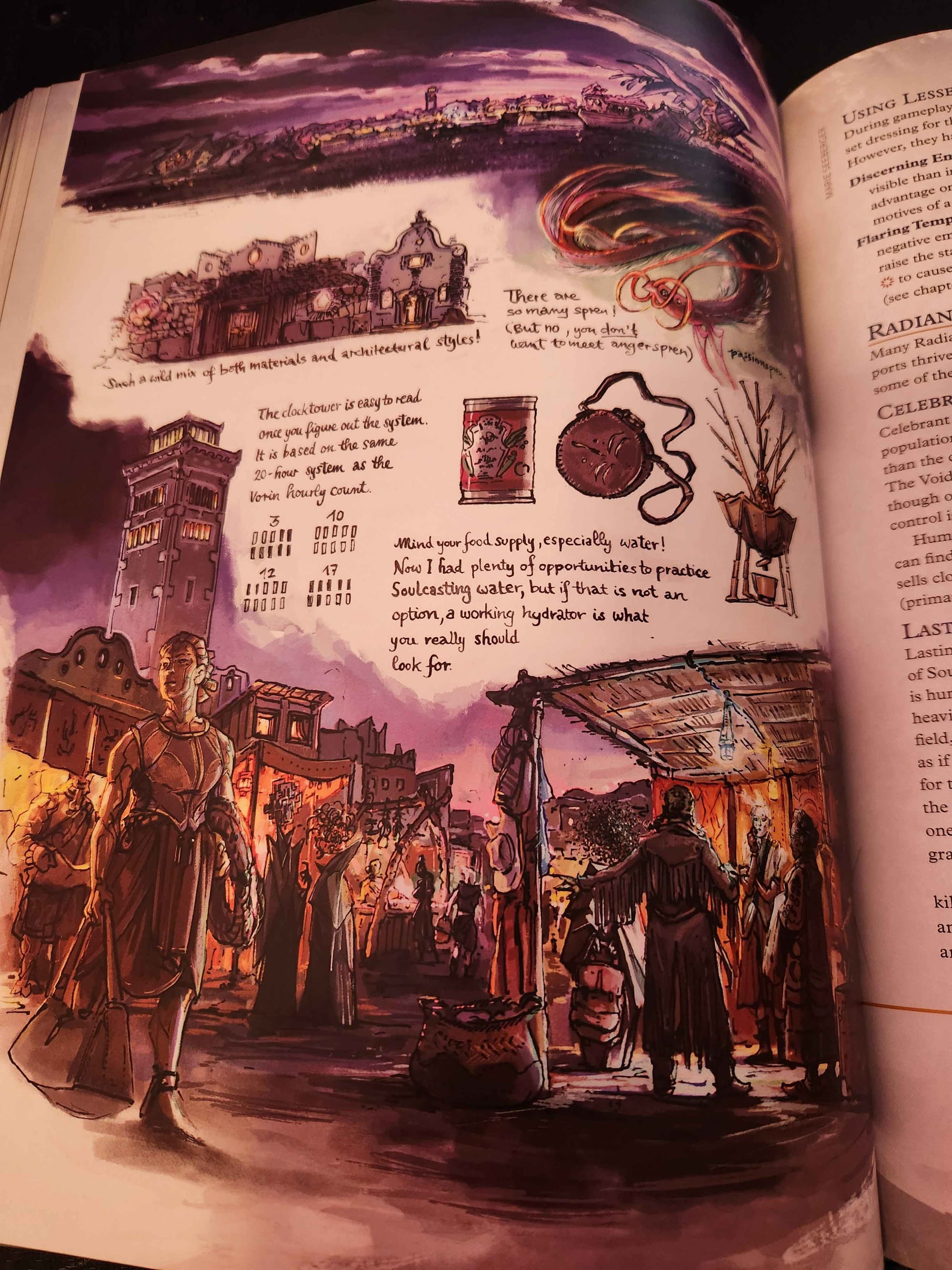 When you go to Shadesmar, all you have is what you bring or can trade for. Bring rations.