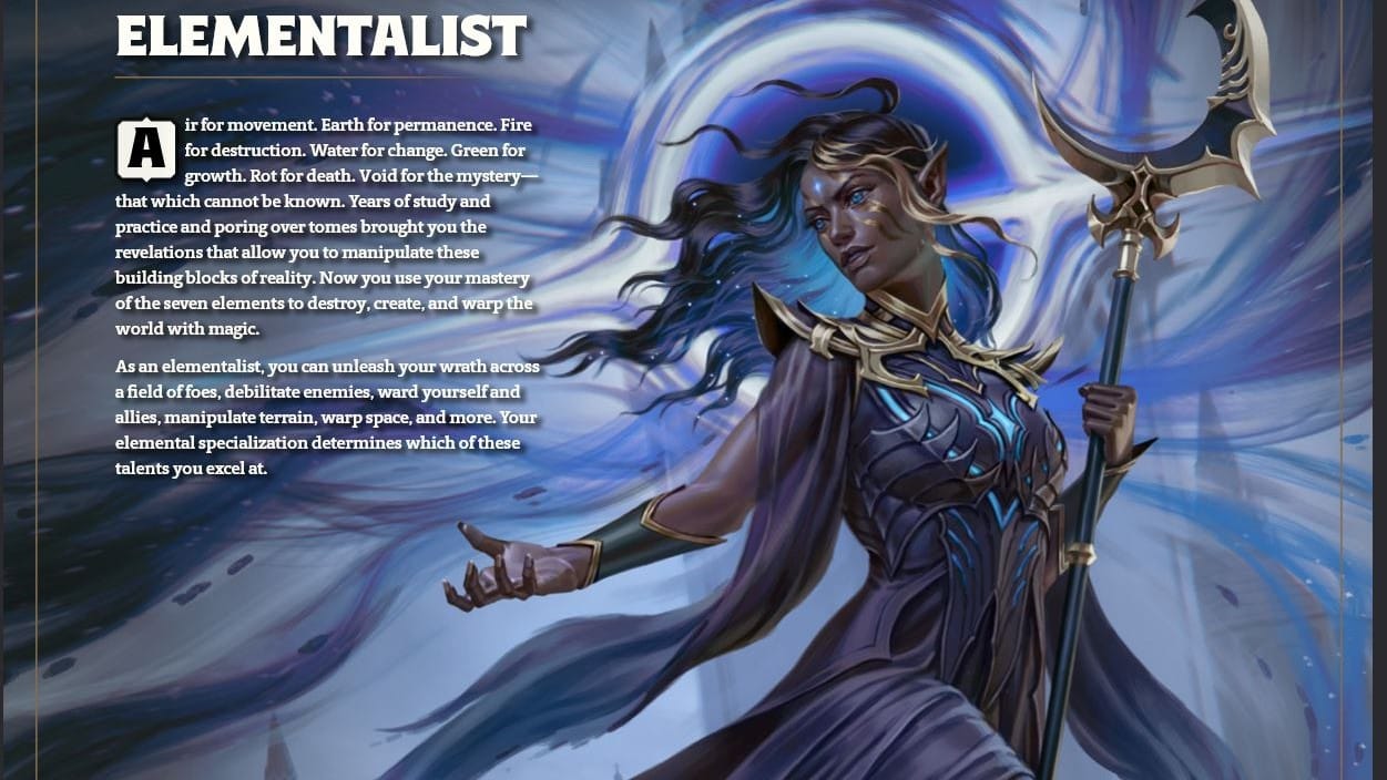 Why settle for four elements when you can have seven?