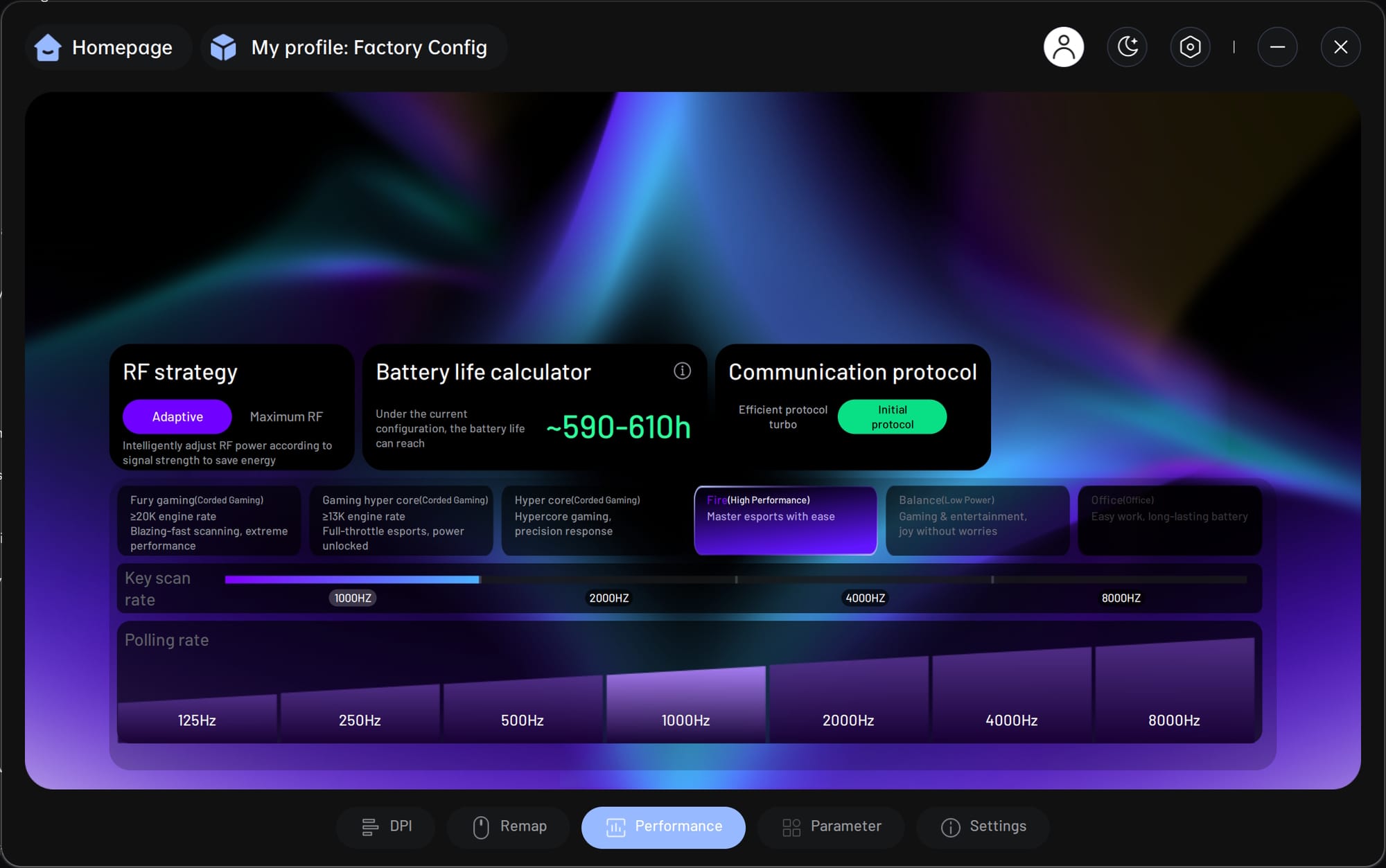 Based on how you prefer to use it, the battery could be up to 750 hours