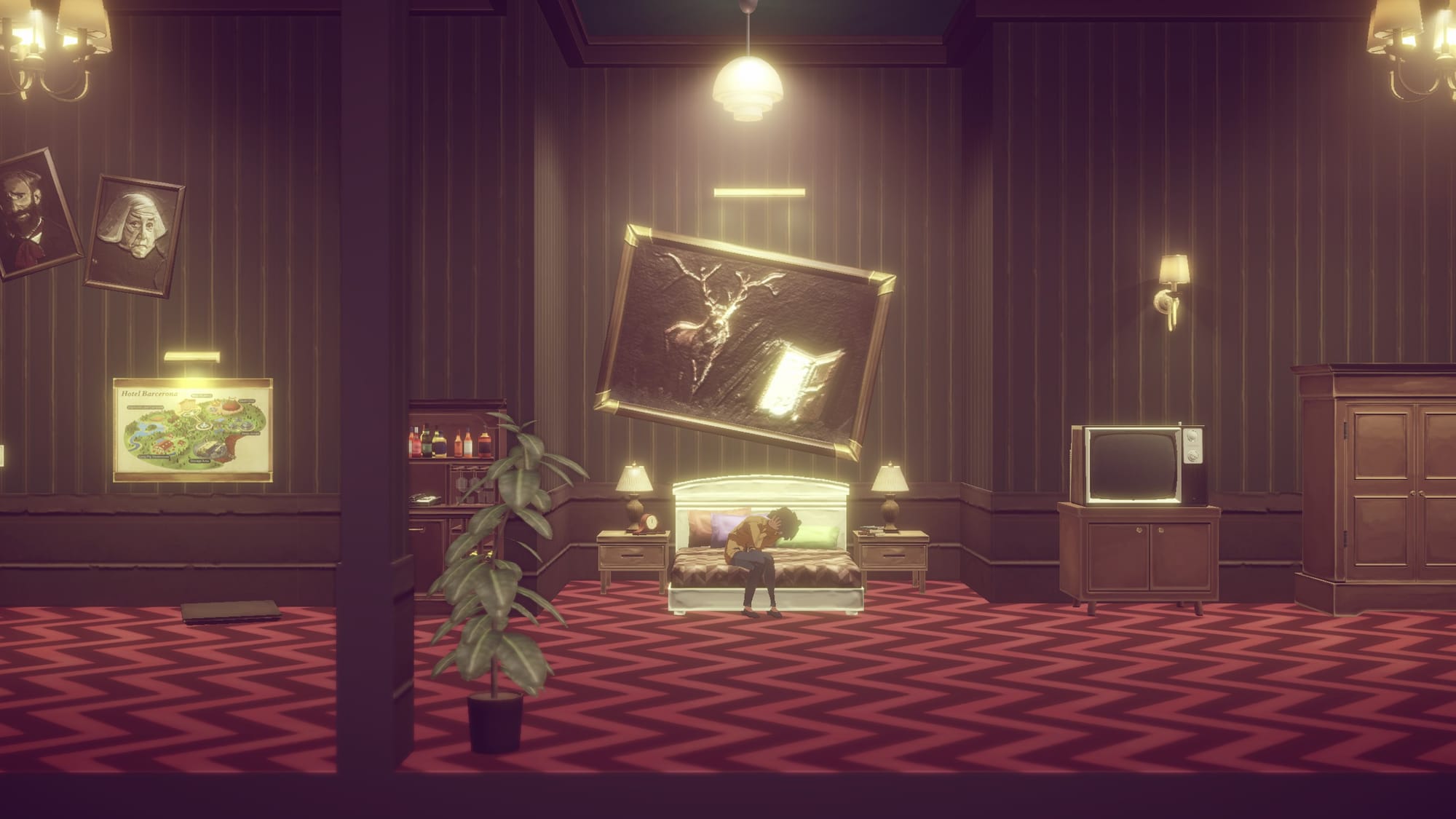 Waking up after a run.