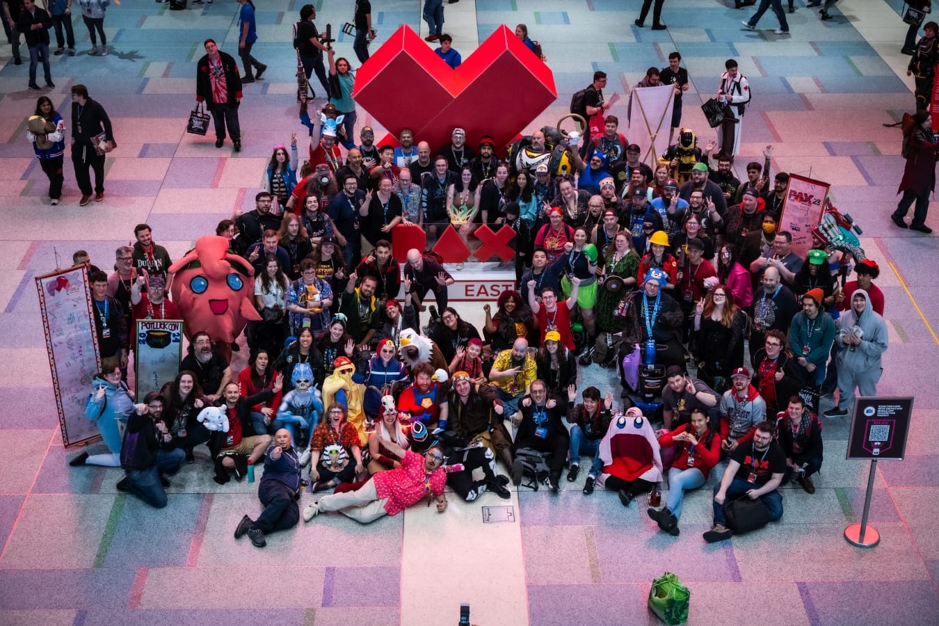 The main hall of PAX East 2025