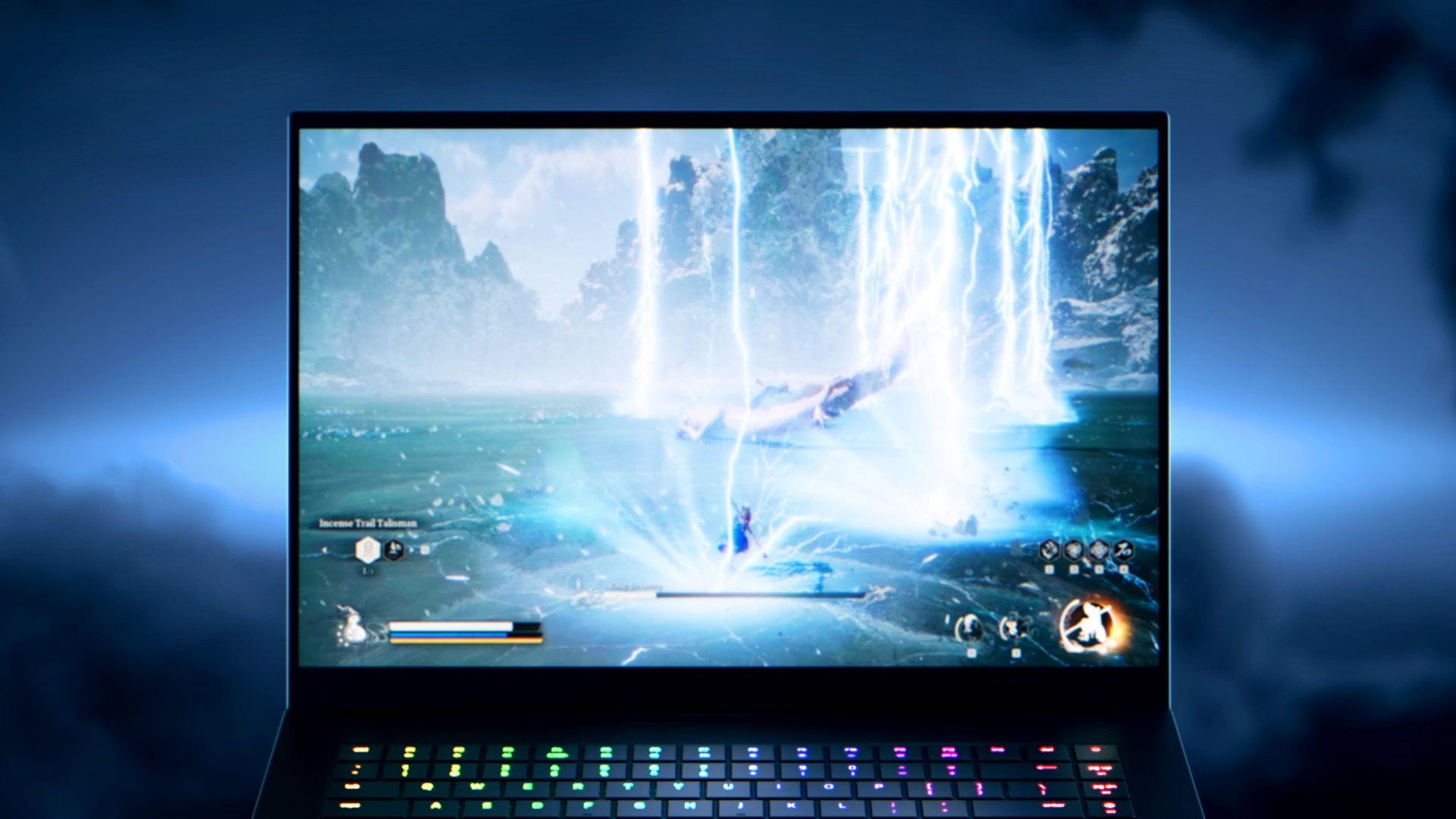 The display of the Razer Blade 16