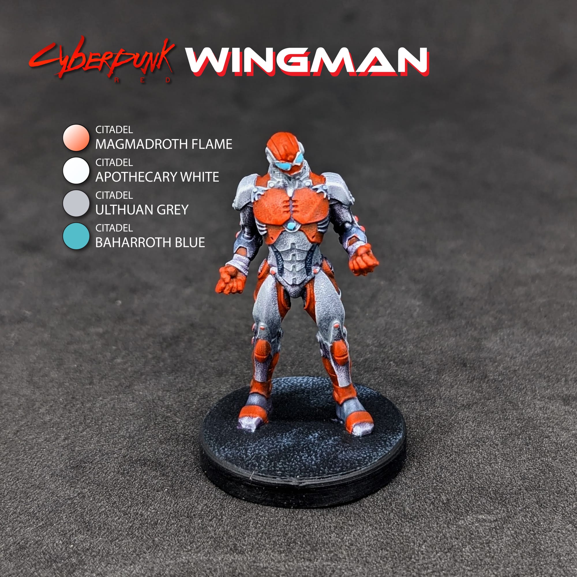 Learn to Paint Guide Wingman for Cyberpunk Red Combat Zone