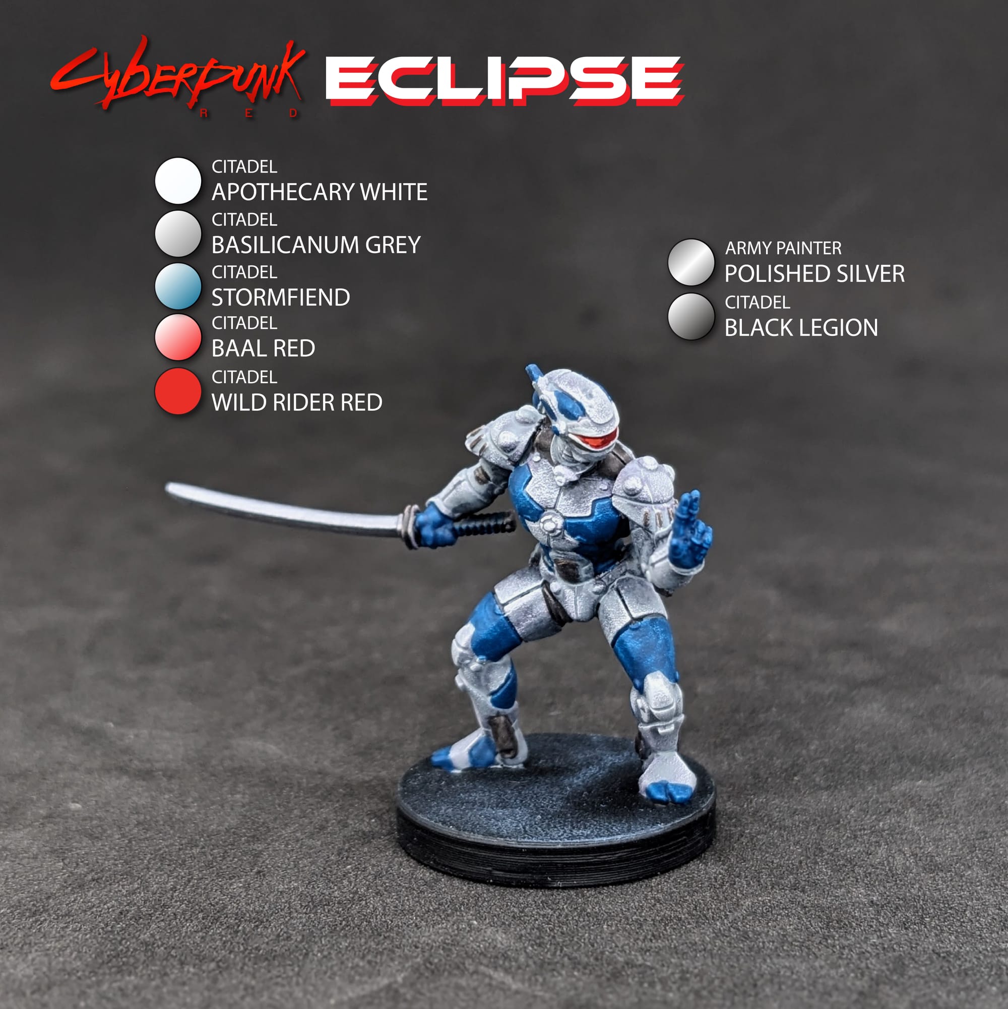 Learn to Paint Guide Eclipse for Cyberpunk Red Combat Zone