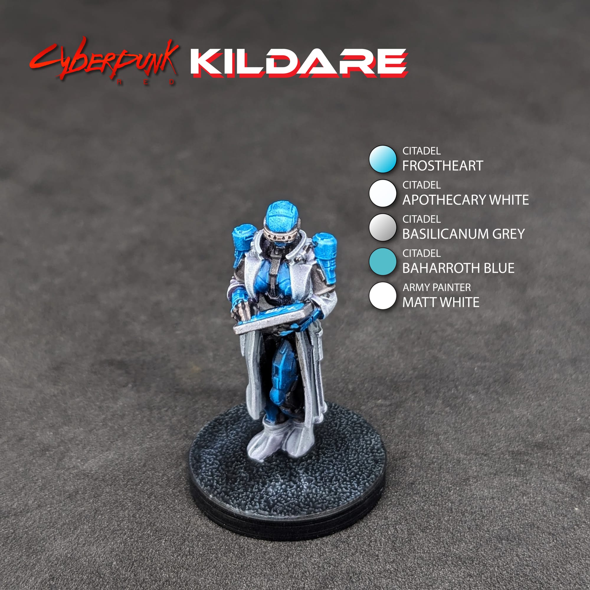 Learn to Paint Guide Kildare for Cyberpunk Red Combat Zone