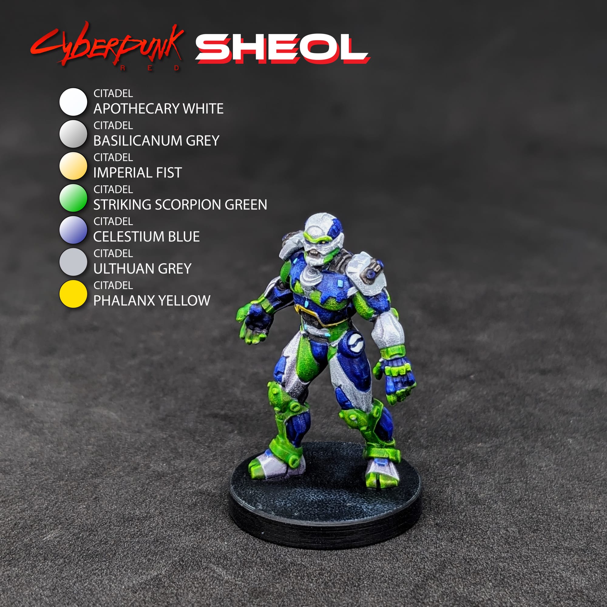 Learn to Paint Guide Sheol for Cyberpunk Red Combat Zone