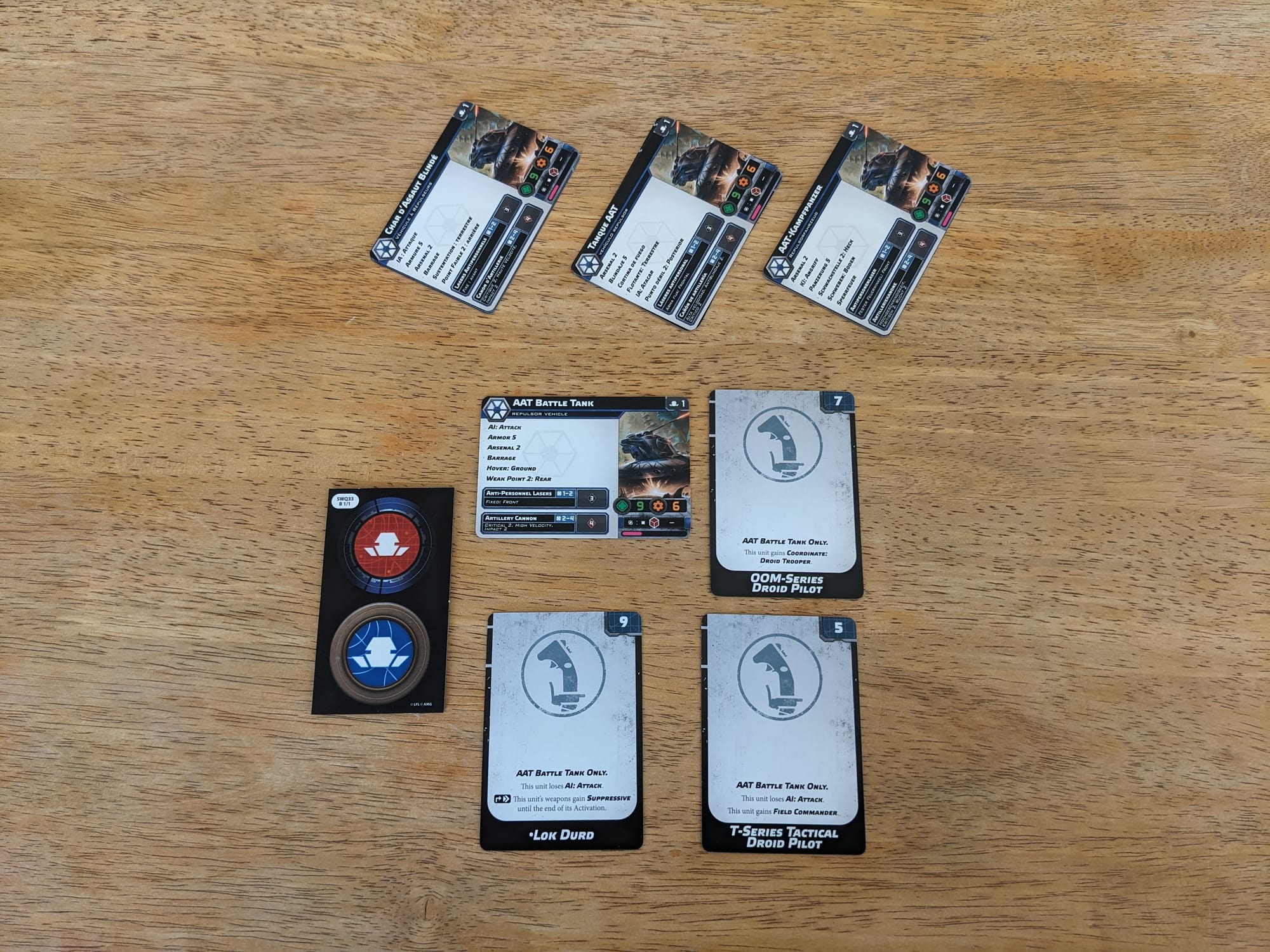 AAT Battle Tank Cards