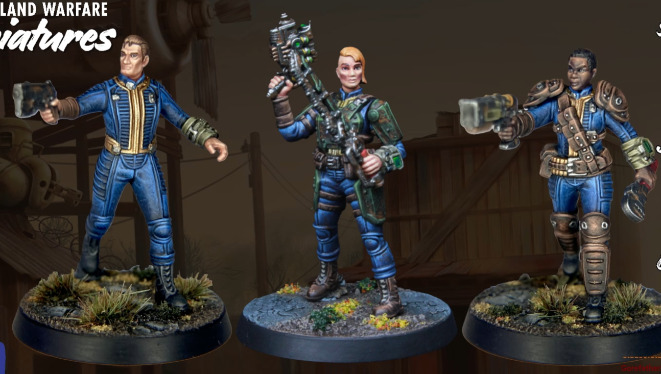 Wasteland Warfare Custom Vault Dweller Survivor Miniatures