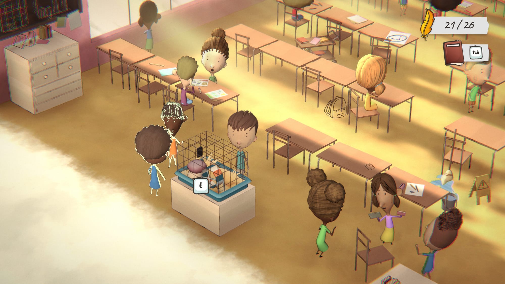 Frank's class is full of rambunctious kids ready to talk