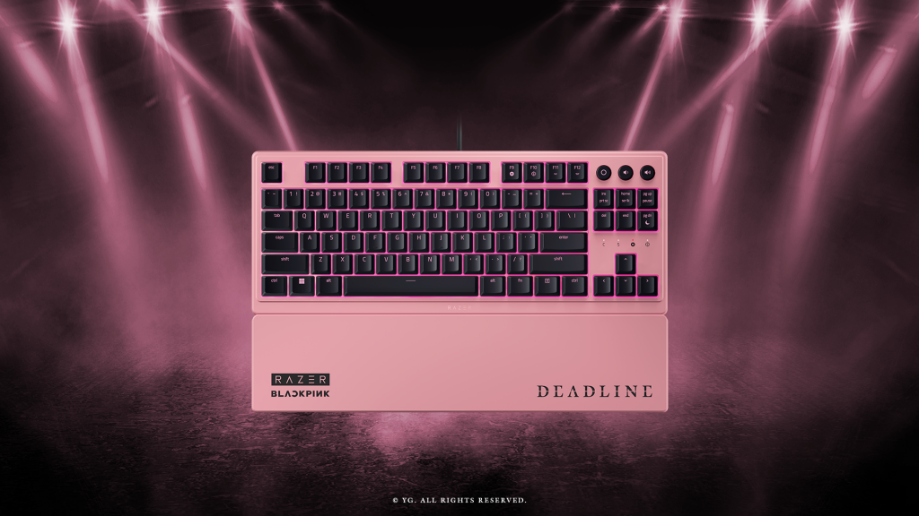 The Razer Ornata V3 Tenkeyless – BLACKPINK Edition.