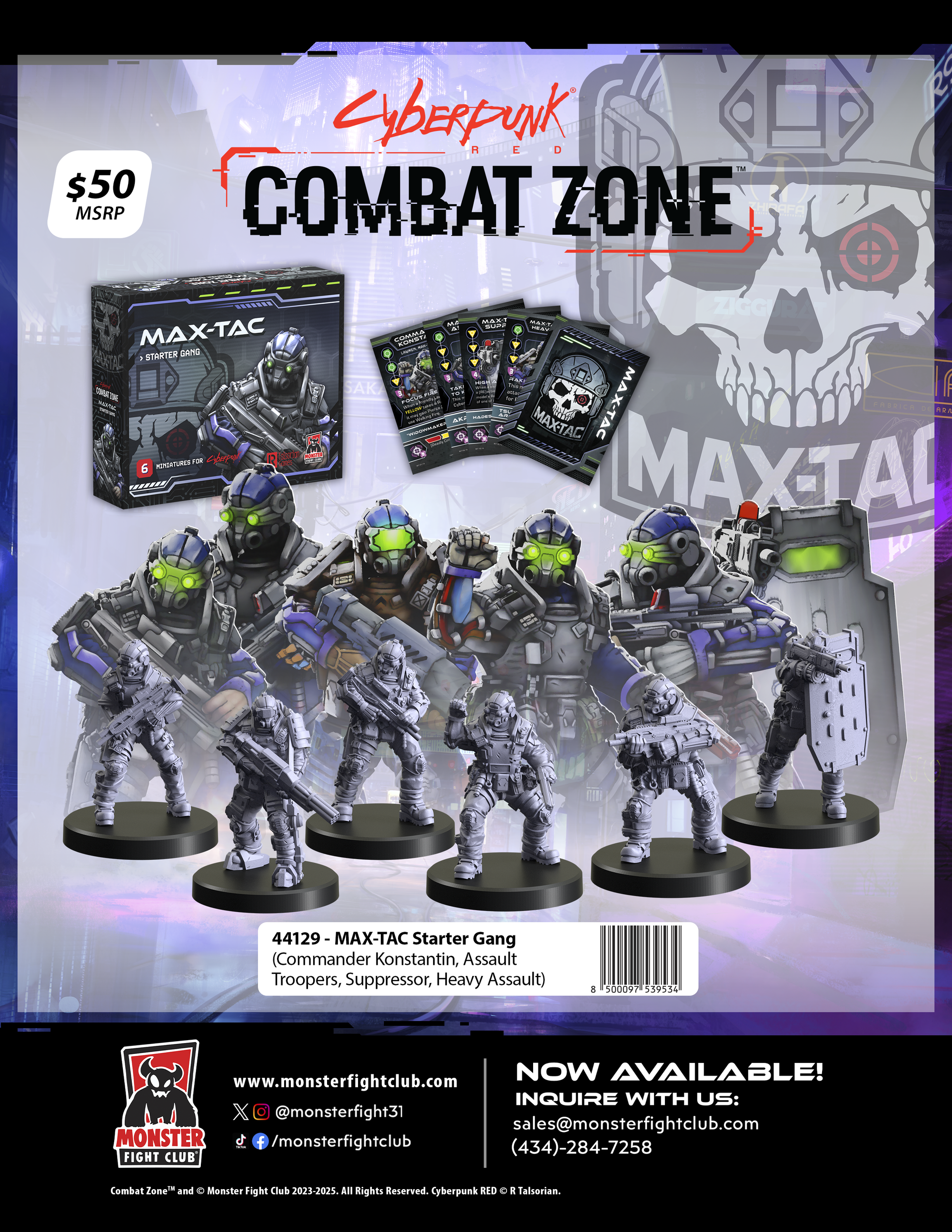 Combat Zone MAX-TAC Starter Gang