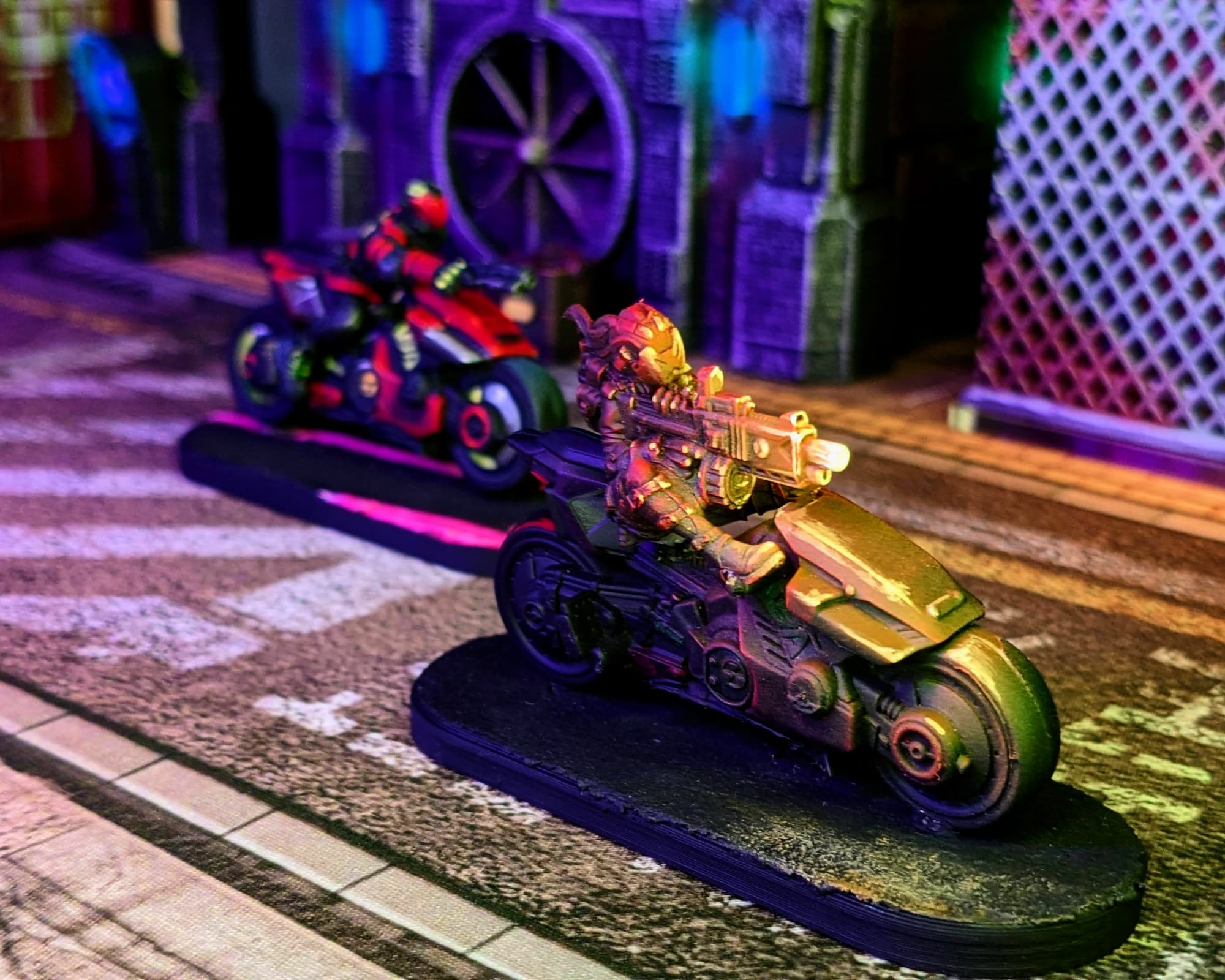 Cyberpunk Red Combat Zone Yaiba Kusanagi painted by Alec Kozak