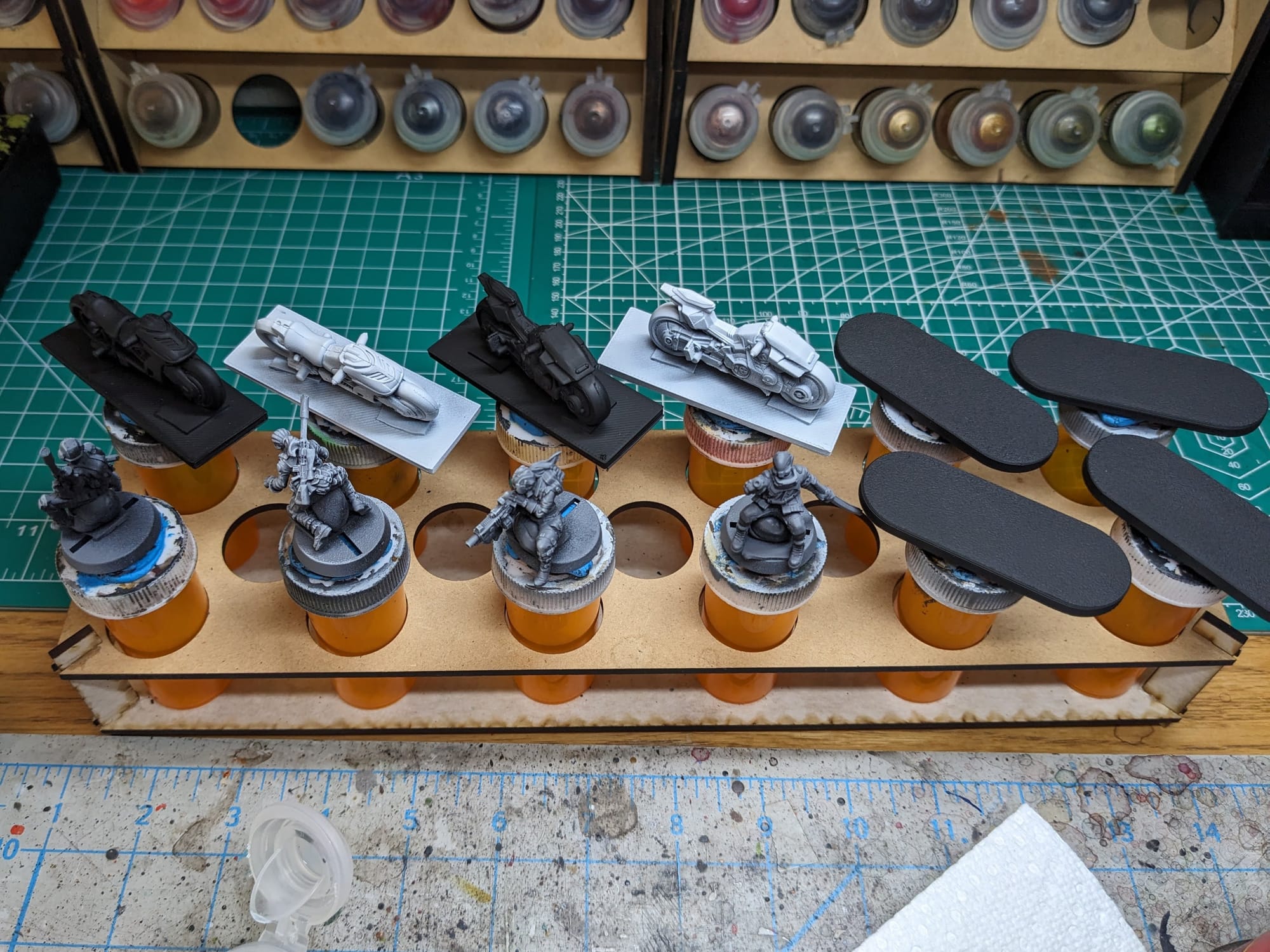 Zonda Cybercycles Riders and Bases Primed