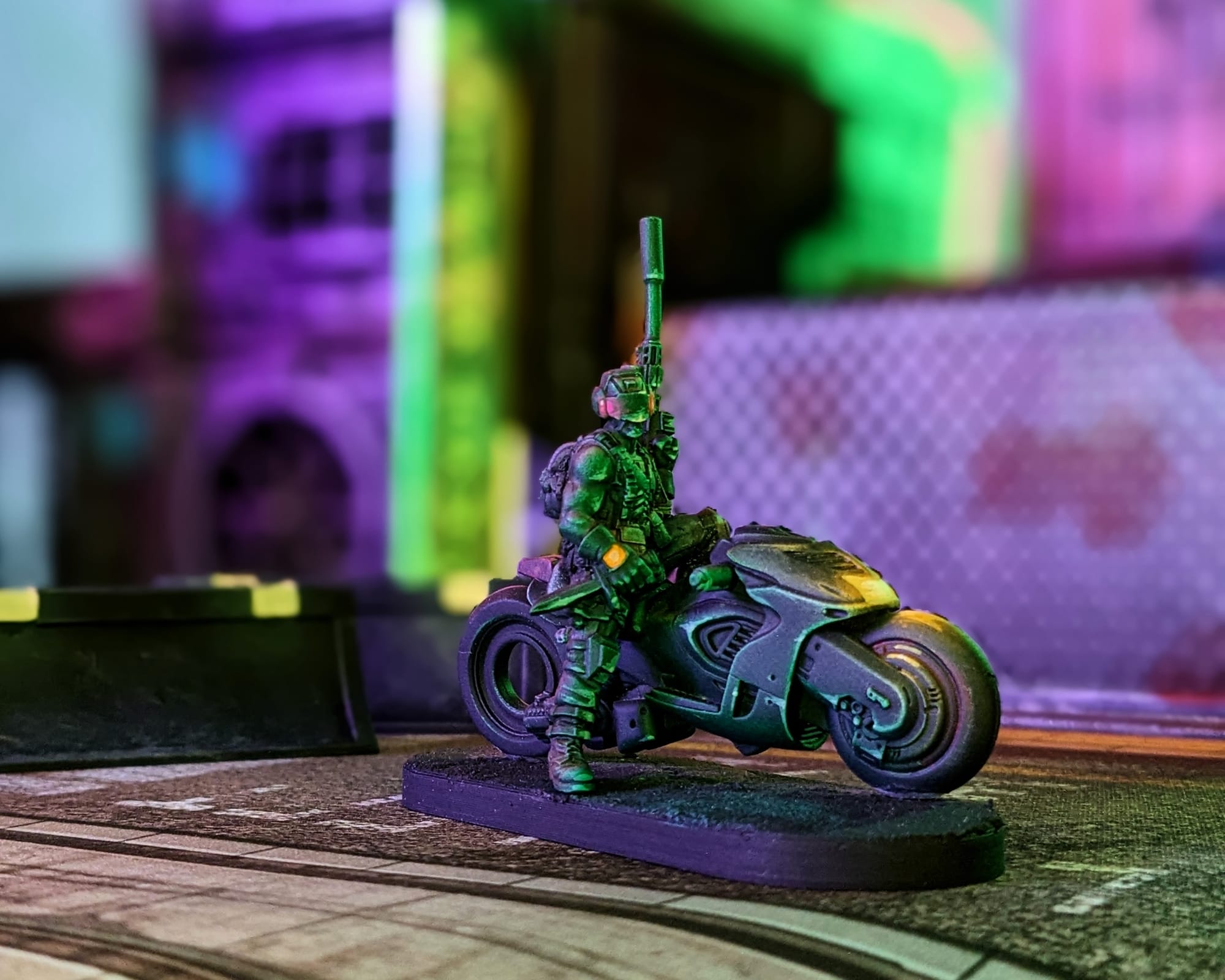 Combat Zone Zonda Cybercycle by Alec Kozak