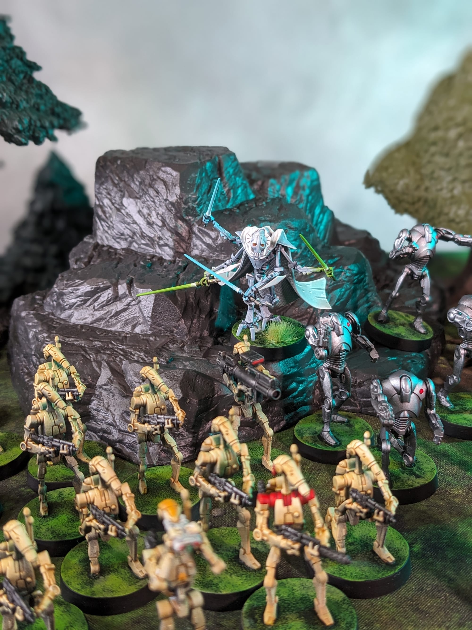 Painted Separatist Alliance Starter Set Army for Star Wars Legion Atomic Mass Games