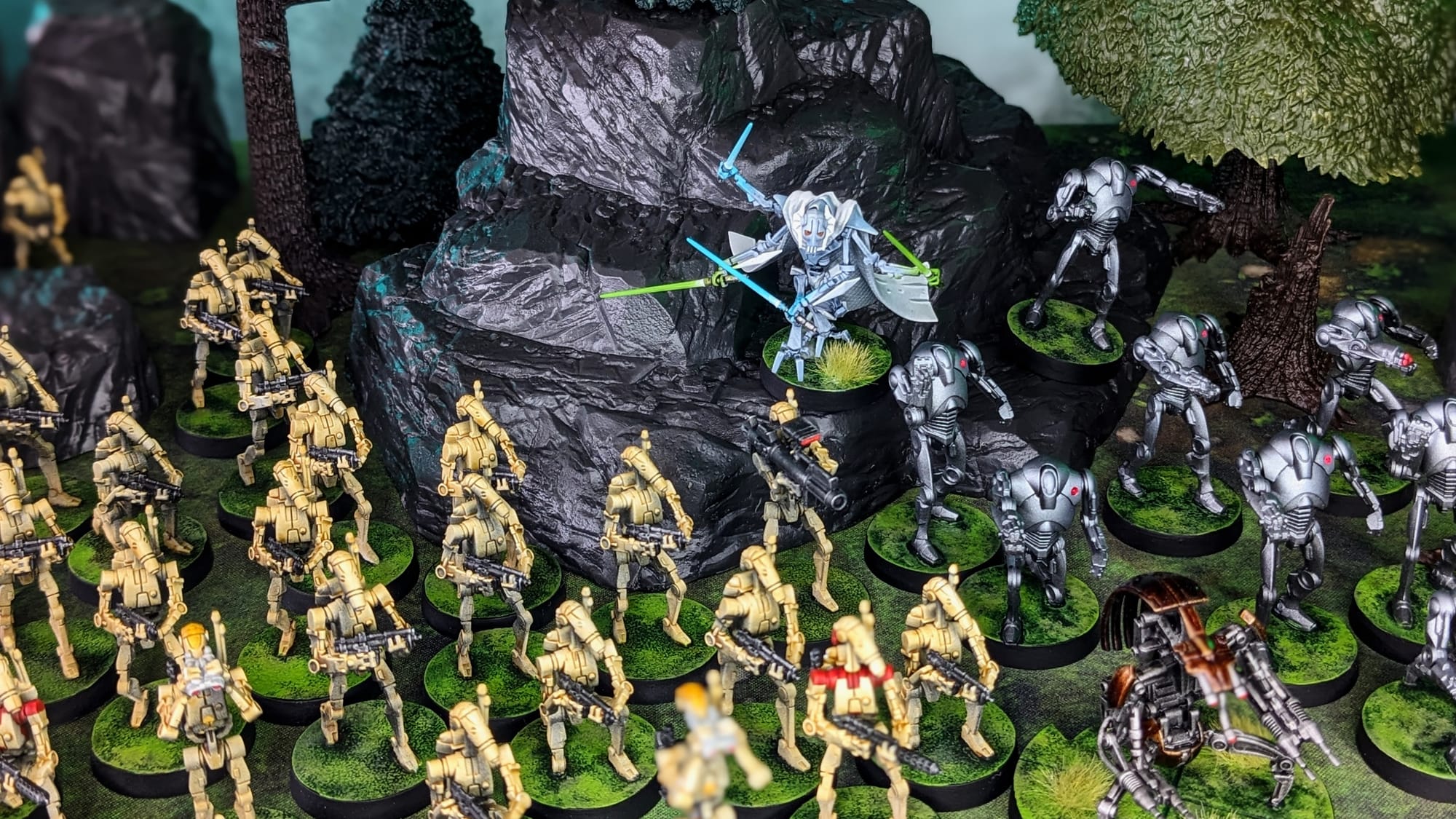 Painted Separatist Alliance Starter Set Army for Star Wars Legion General Grievous