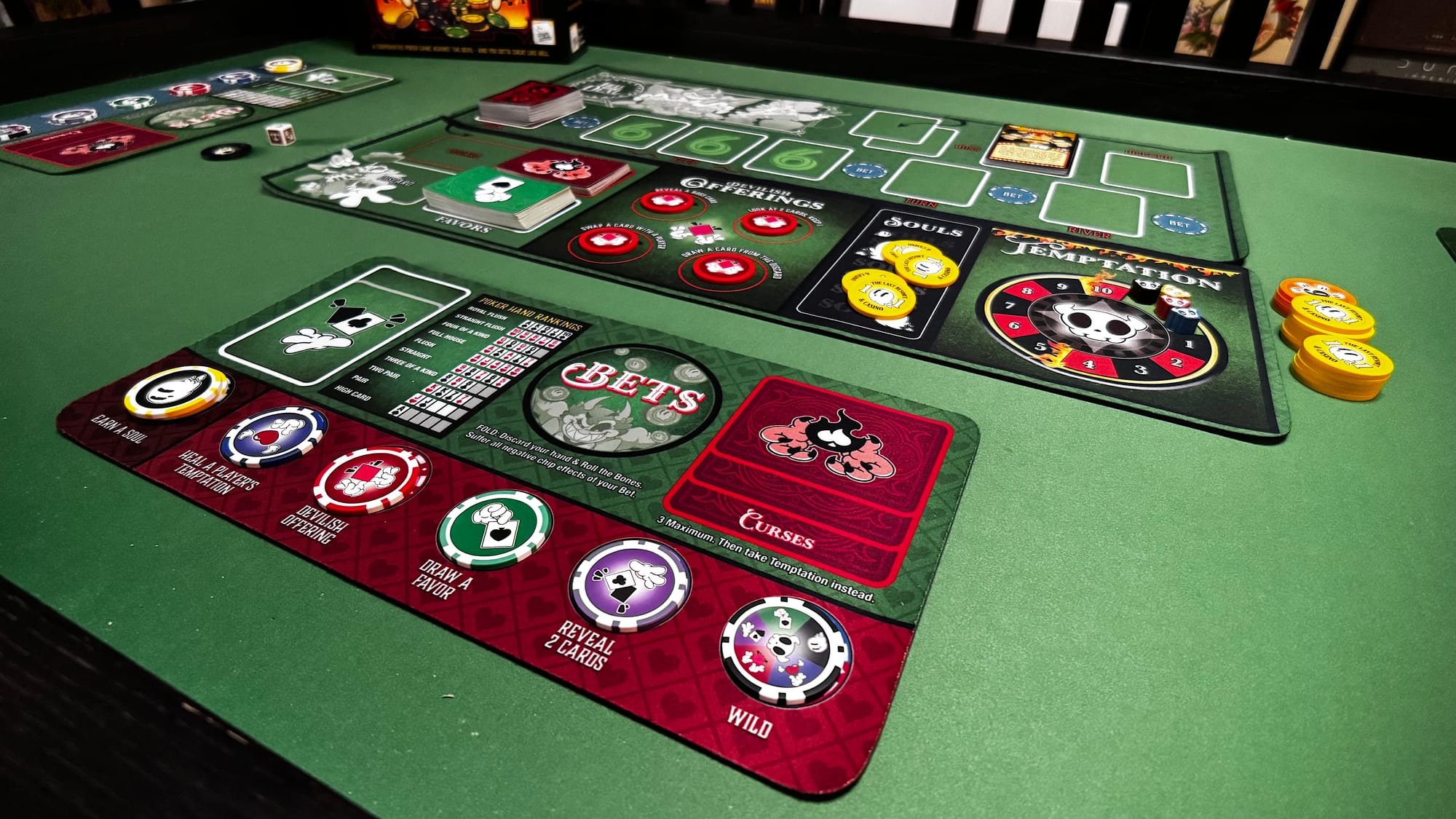 The mats really bring the room together