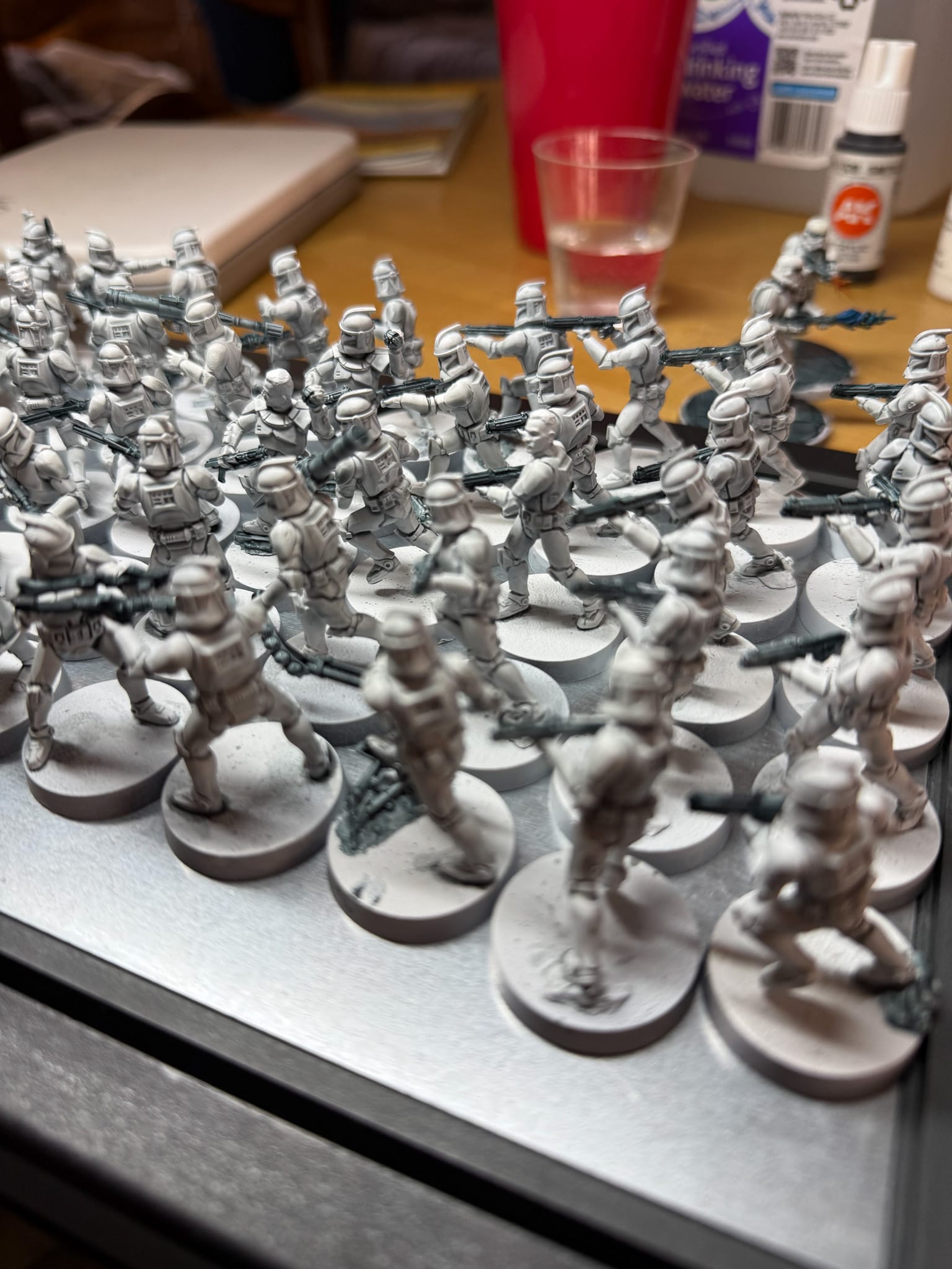 A photo of Legion Clone Troopers in a magnetic case