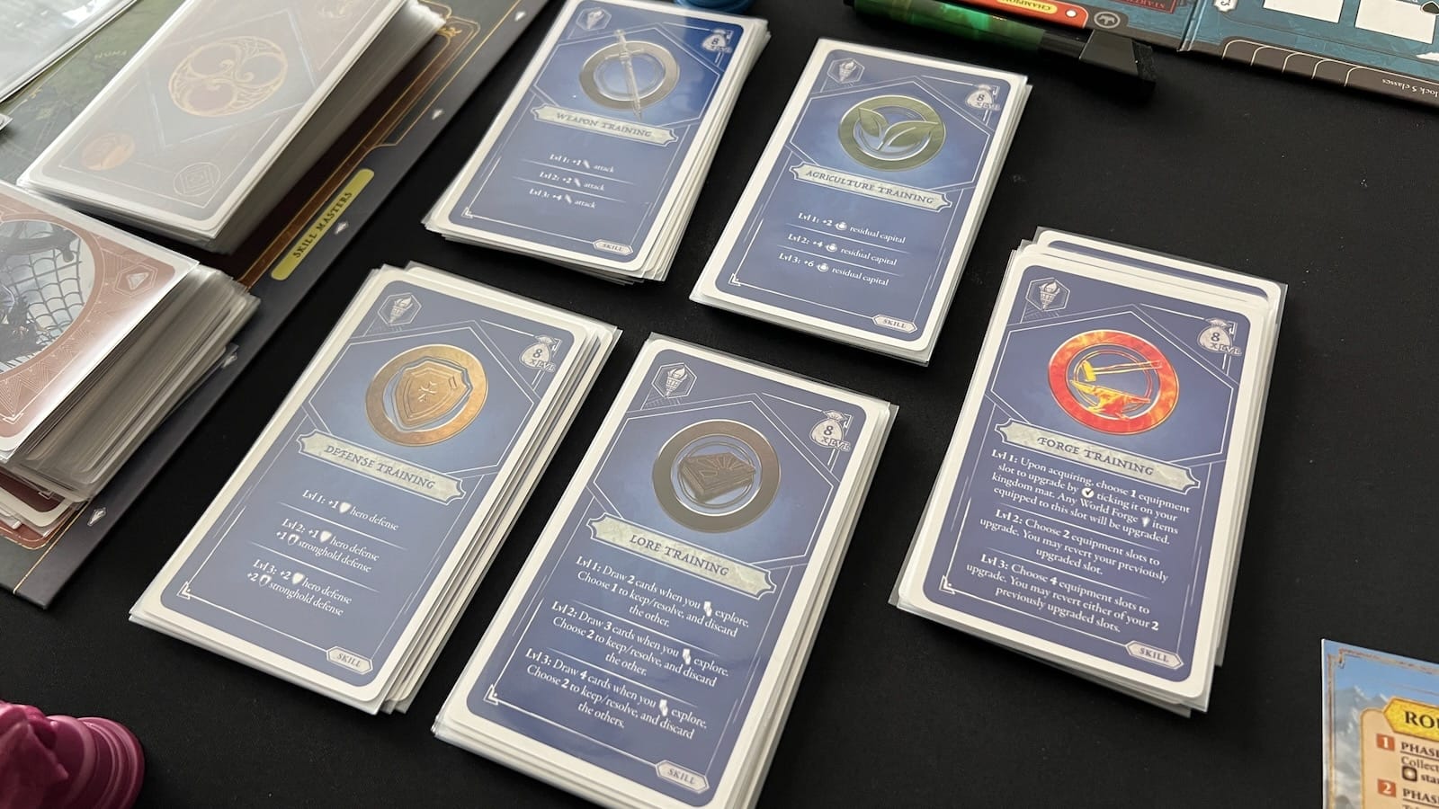 The skill cards can upgrade your kingdom and lead towards a Master Victory.