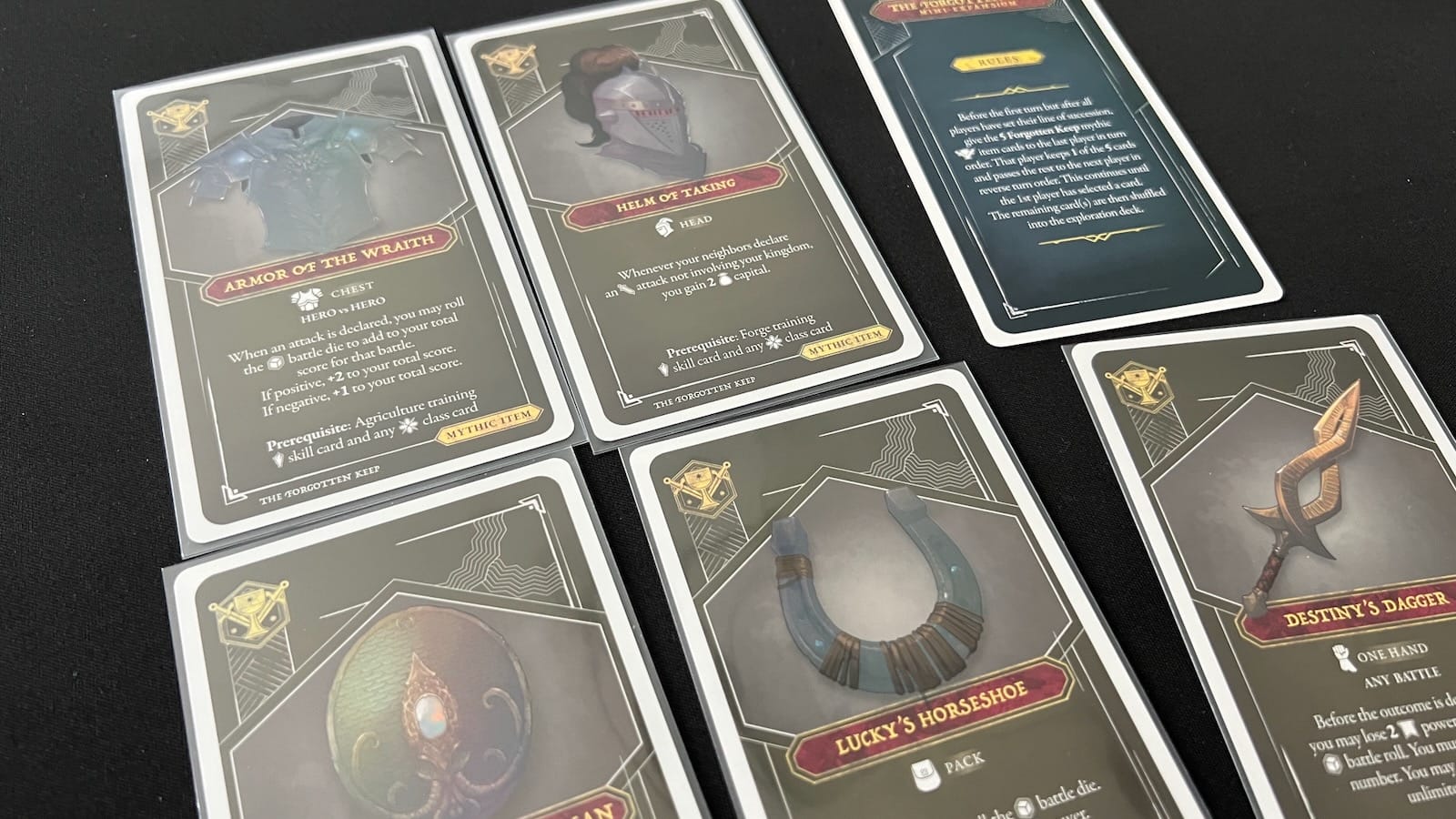 The Forgotten Keep Legendary Weapons.