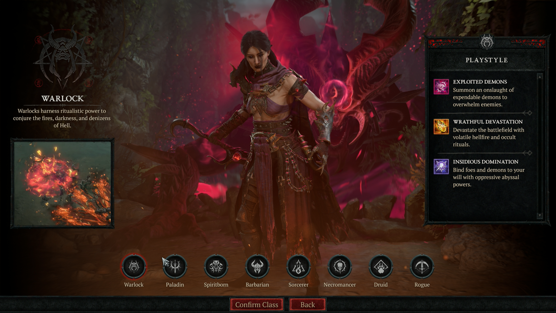 The forces of Hell are still quite effective at toppling their kin