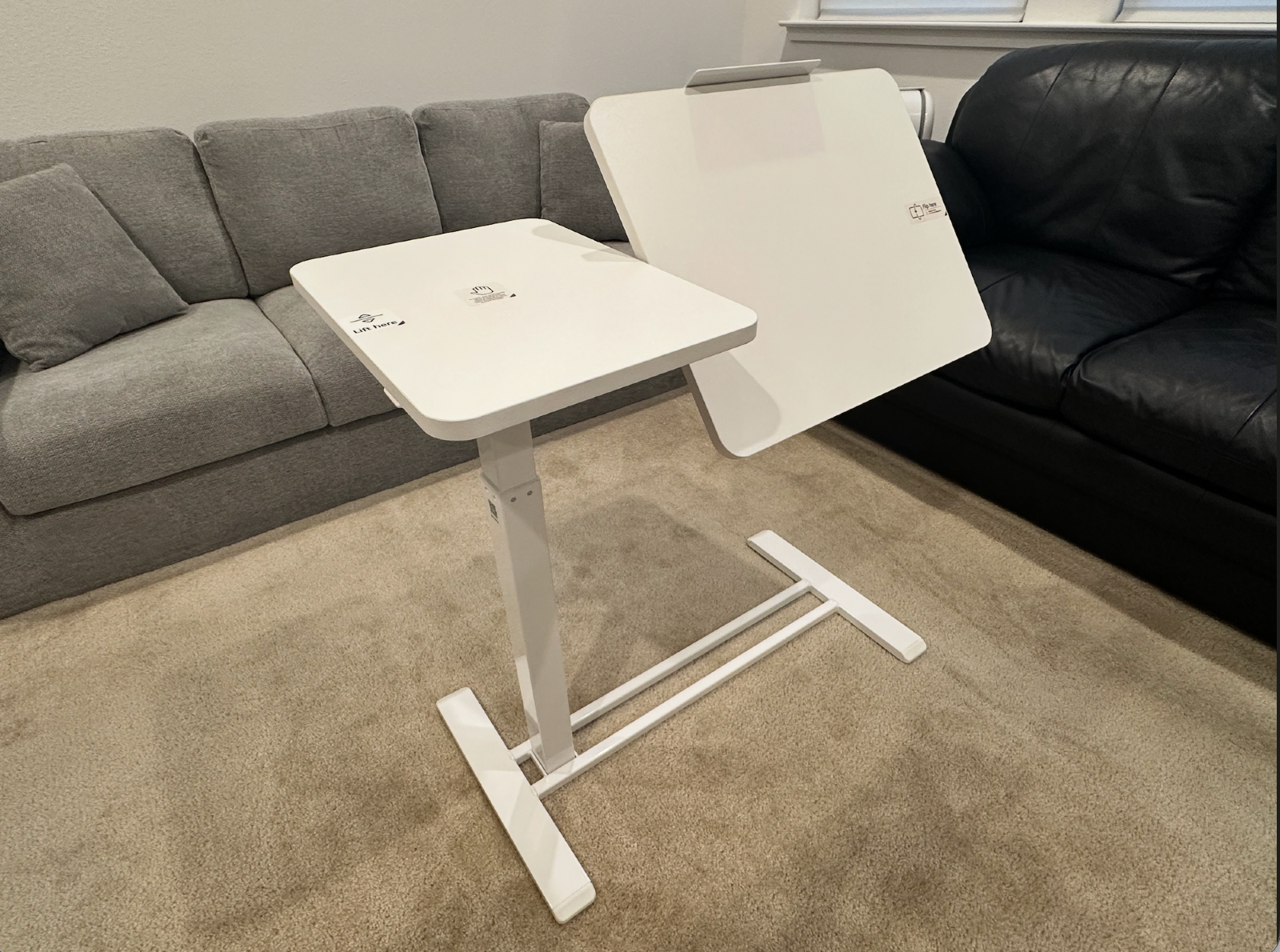FLEXISPOT H7 Adjustable Height C-Shaped End Table review