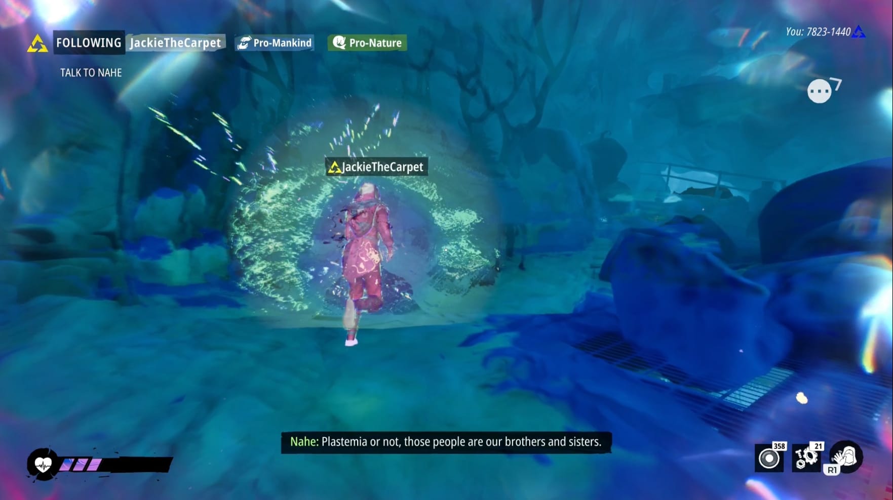 You can see the decisions previous Tidewalkers made