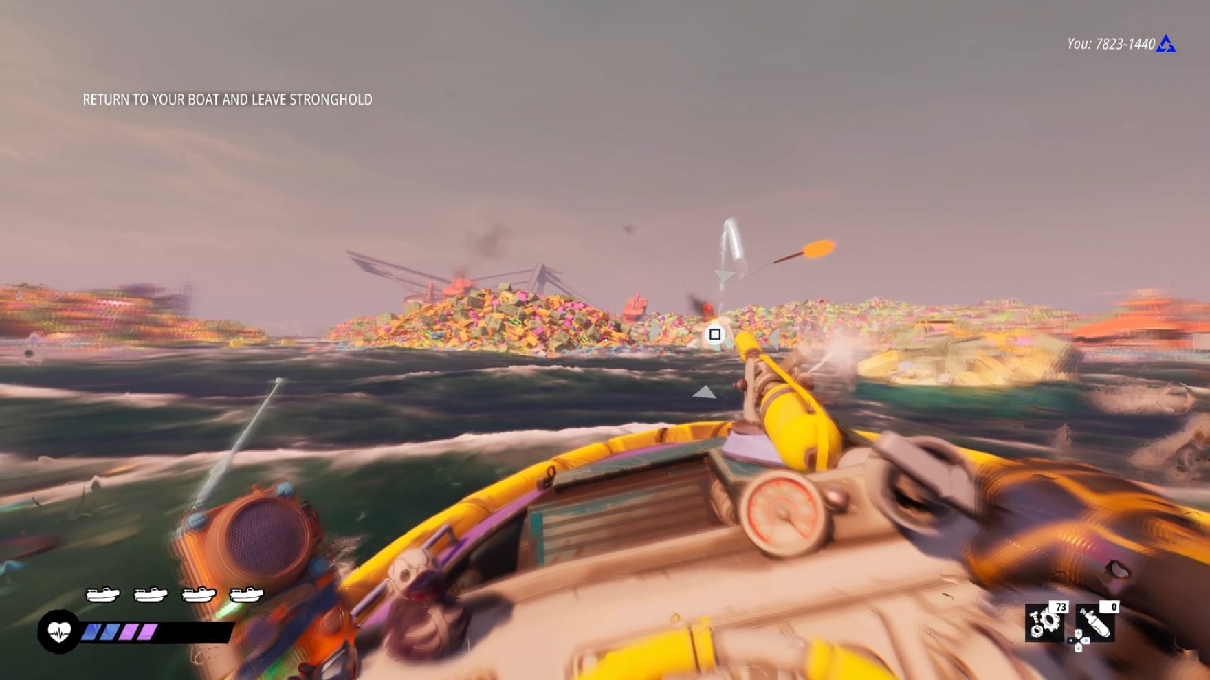 Ship-to-ship is the game's only combat