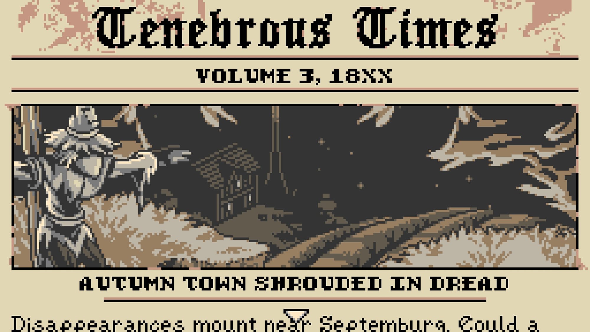 An issue of the Tenebrous Times.