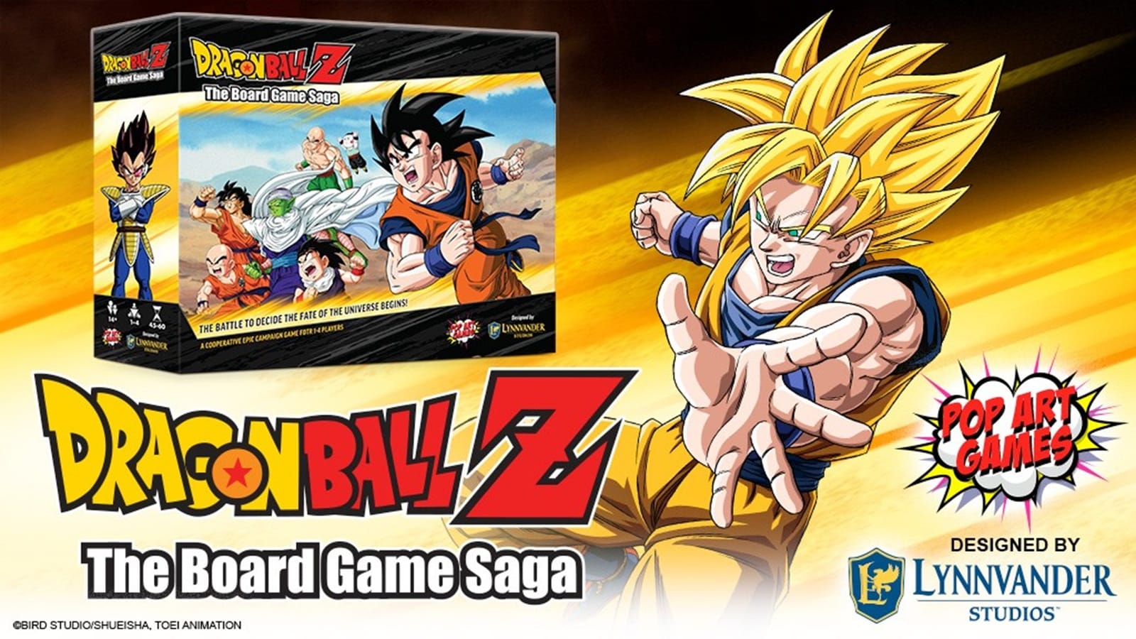 Dragon Ball Z: The Board Game Saga coming to Kickstarter