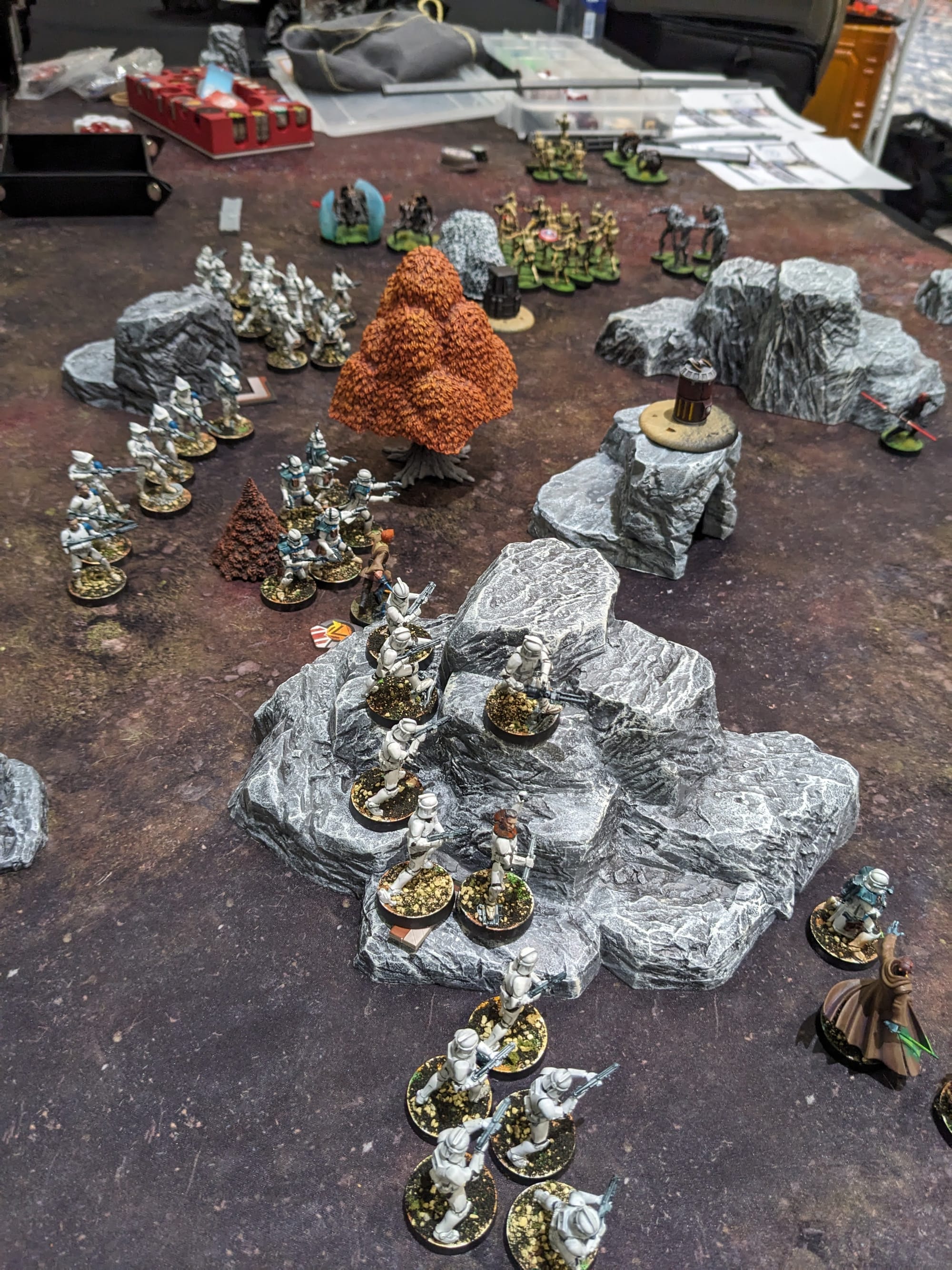 End of Round 1 deployment and movement
