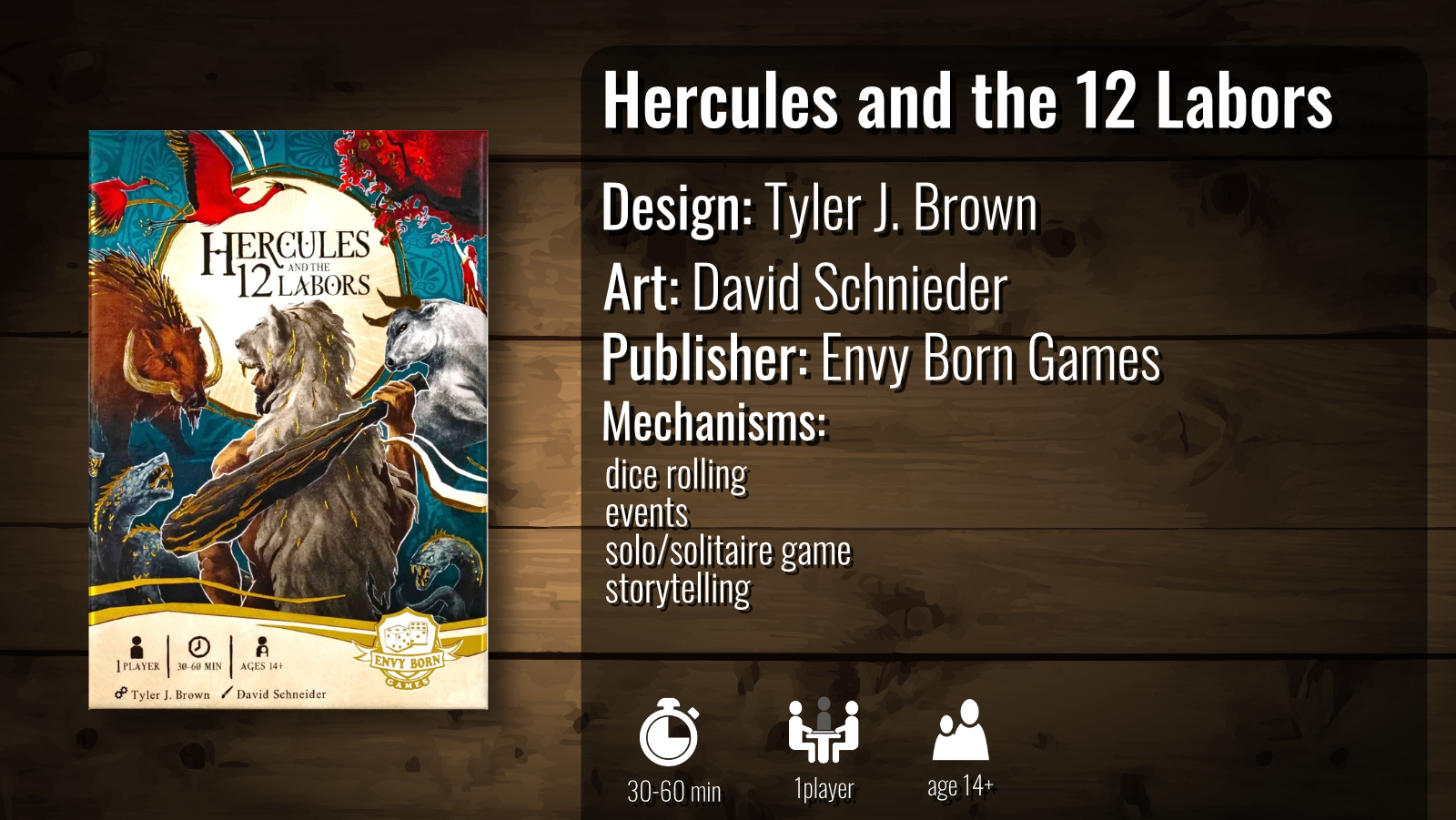 Hercules and the 12 Labors specs