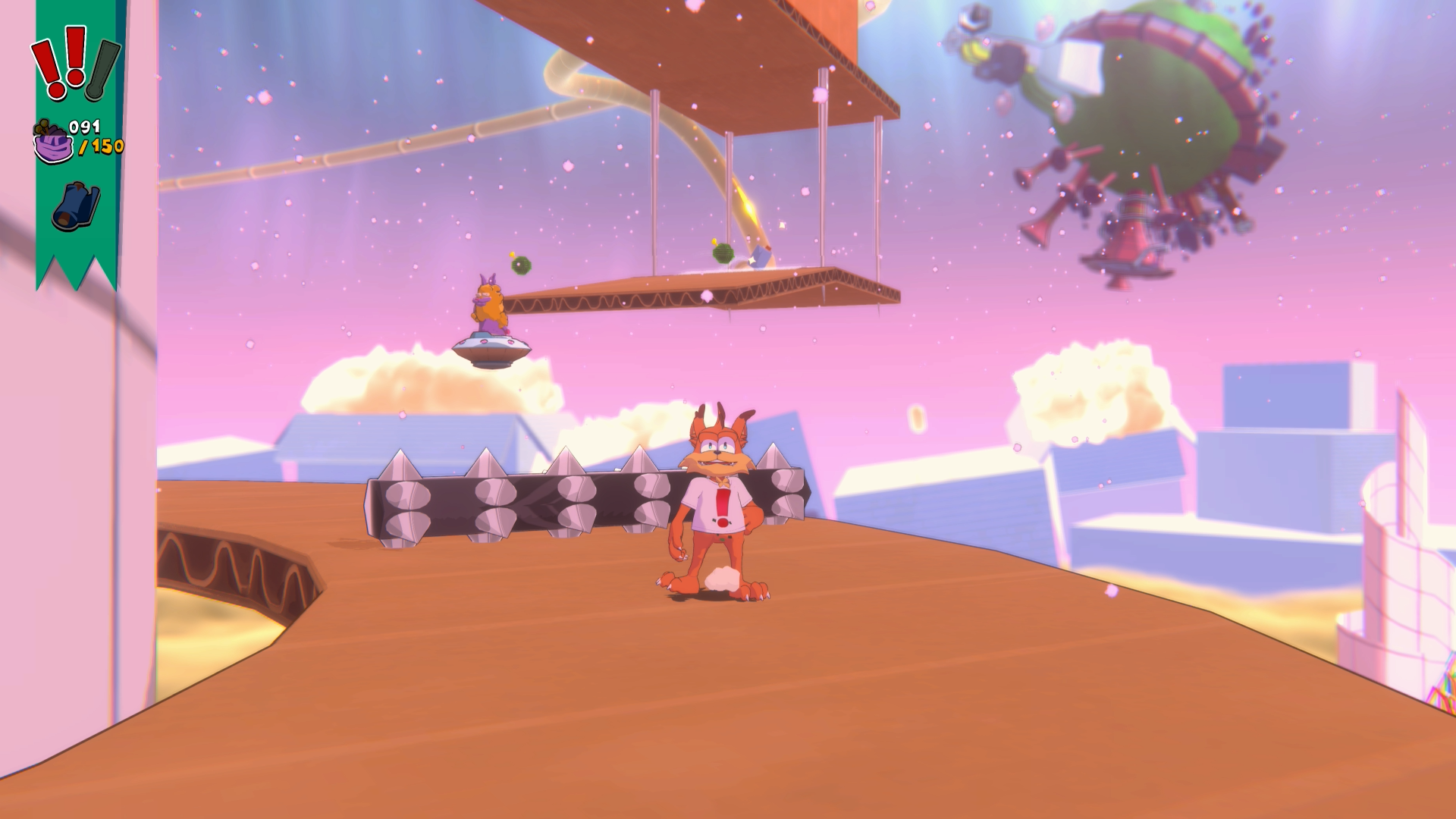 The 3 different worlds are distinctly designed in fun ways